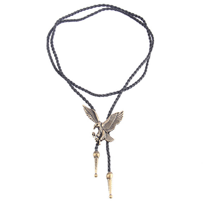 Clearance: Flying Eagle Animal Western Bolo Tie