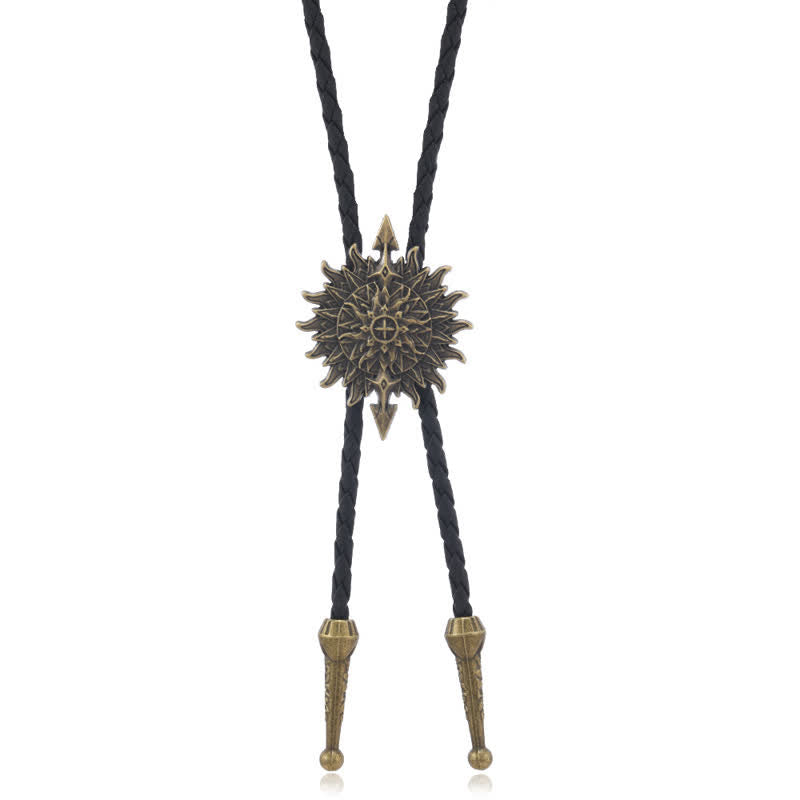 Clearance: Vintage Sunflower Arrow Design Bolo Tie
