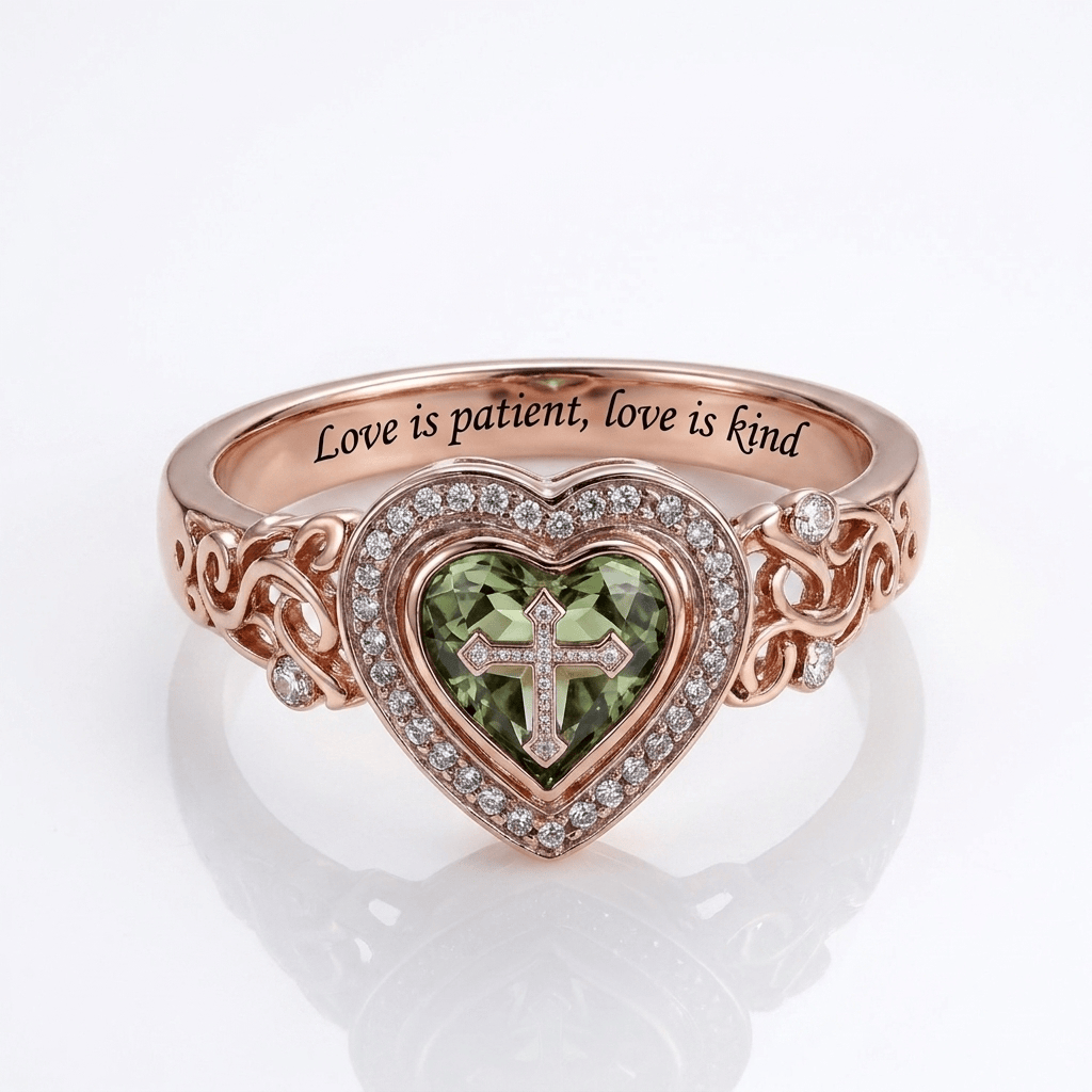 LOVE IS PATIENT & KIND RING