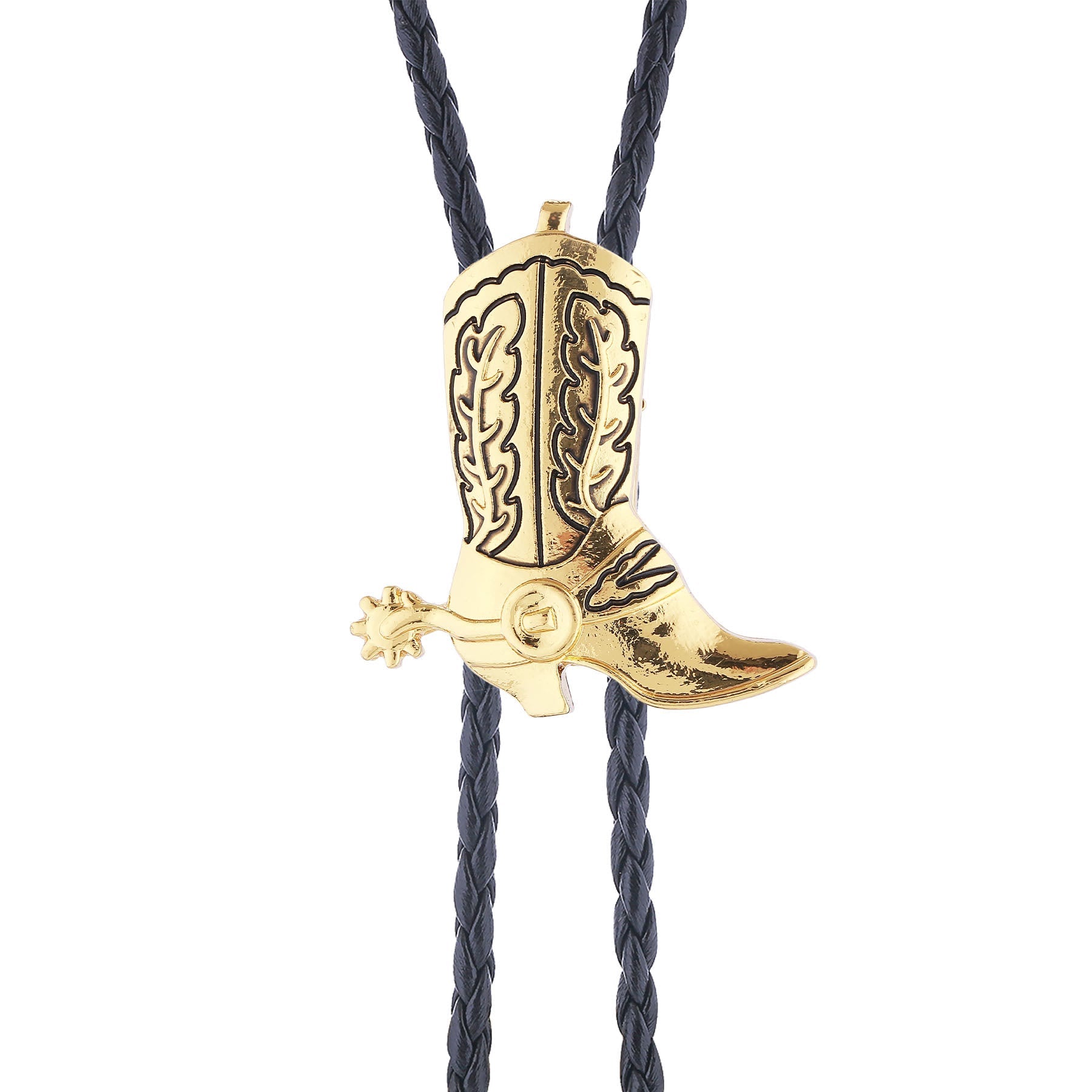 Western Vintage Cowboy Boot Bolo Tie