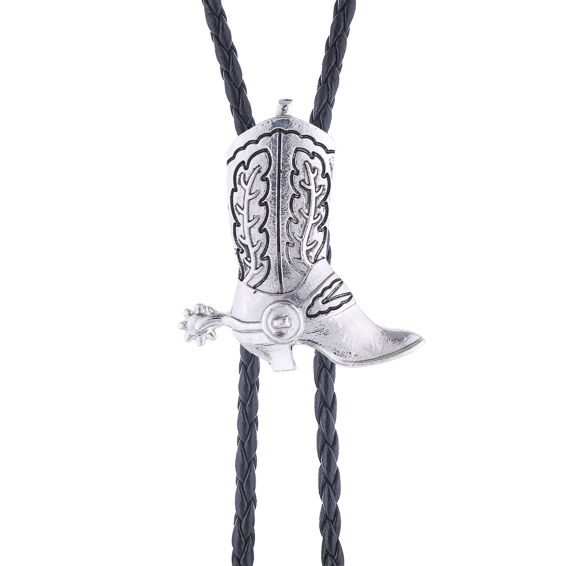 Western Vintage Cowboy Boot Bolo Tie