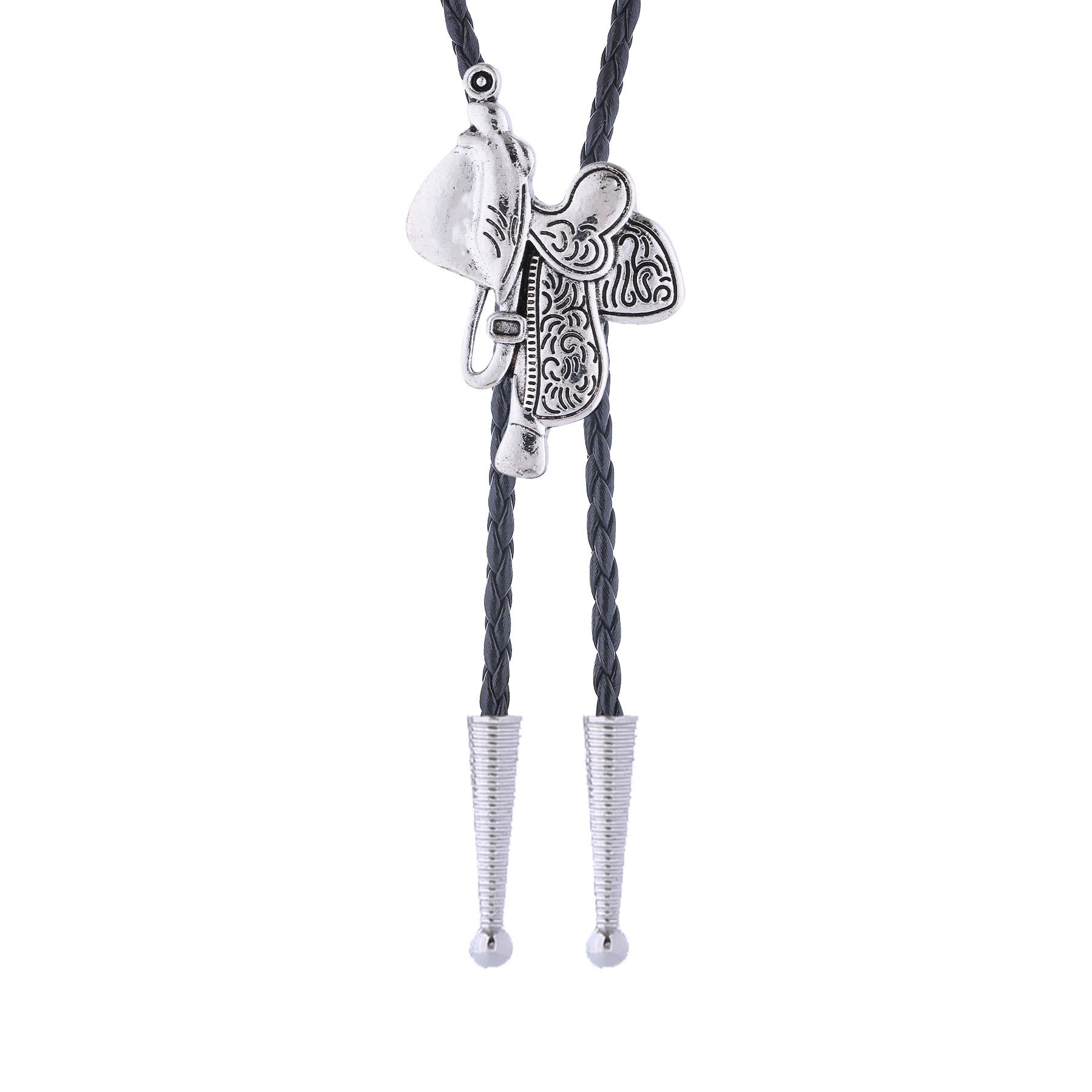 Vintage Horse Saddle Bolo Tie