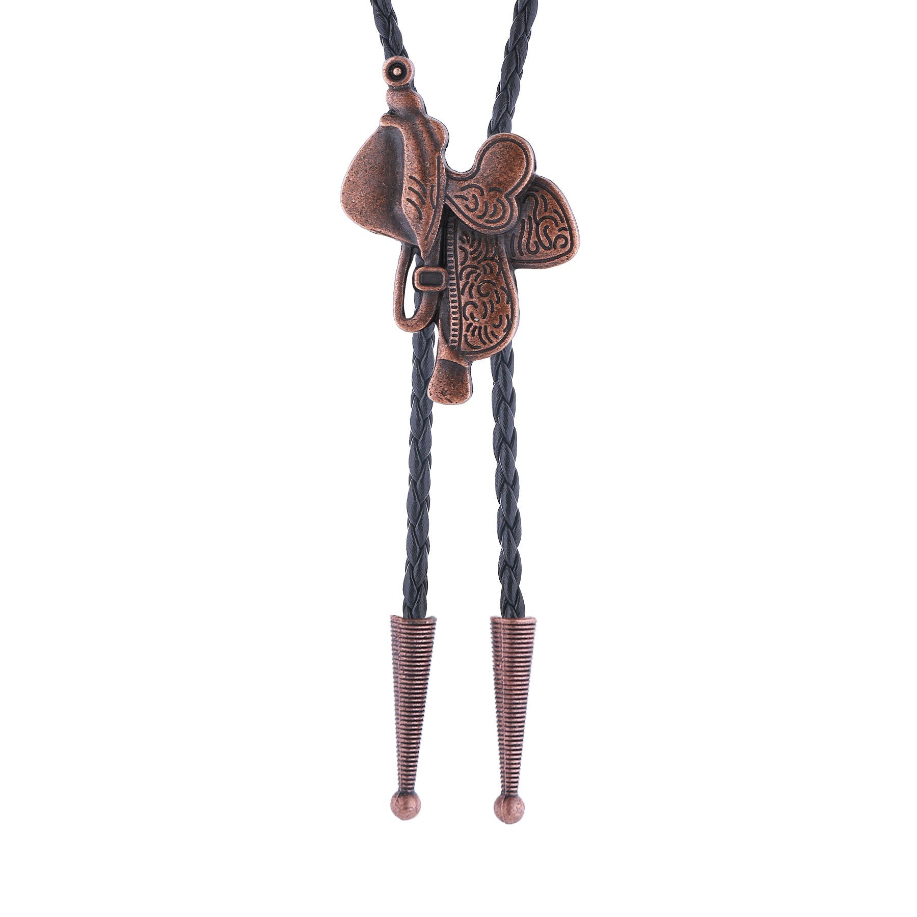 Vintage Horse Saddle Bolo Tie