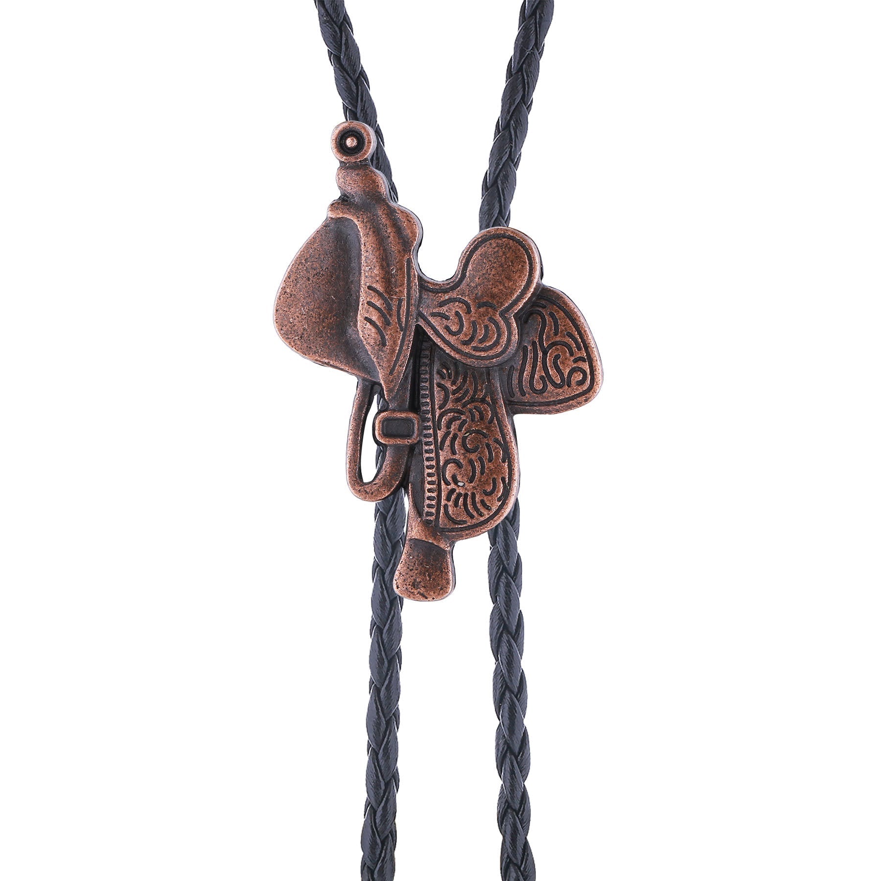 Vintage Horse Saddle Bolo Tie