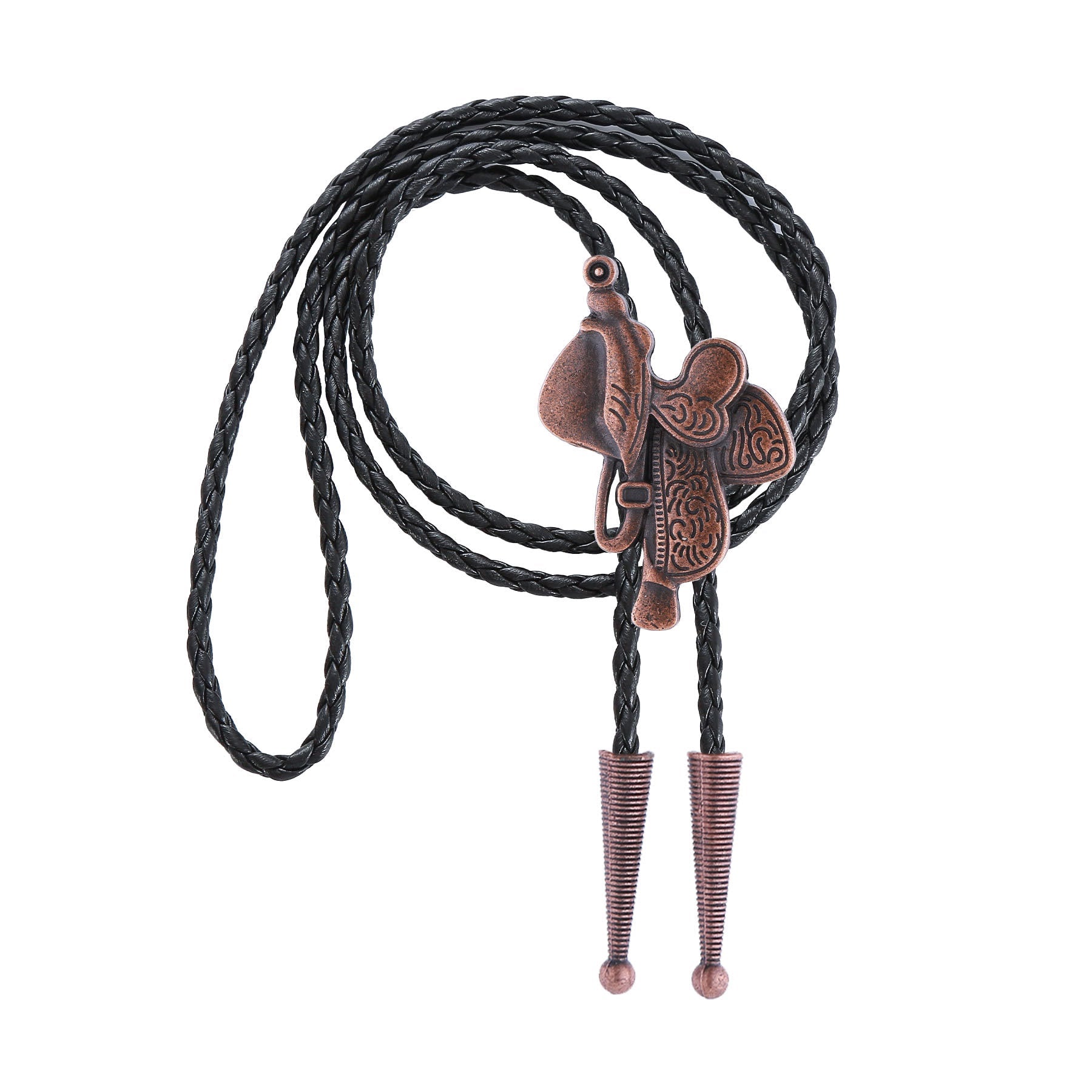 Vintage Horse Saddle Bolo Tie