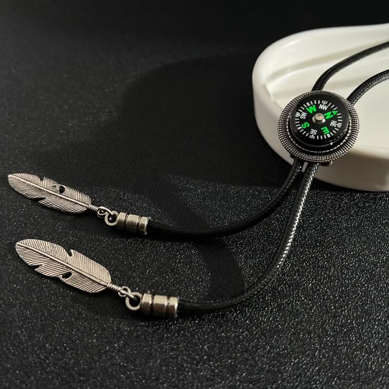 Fashion Compass Style Casual Accessory Bolo Tie