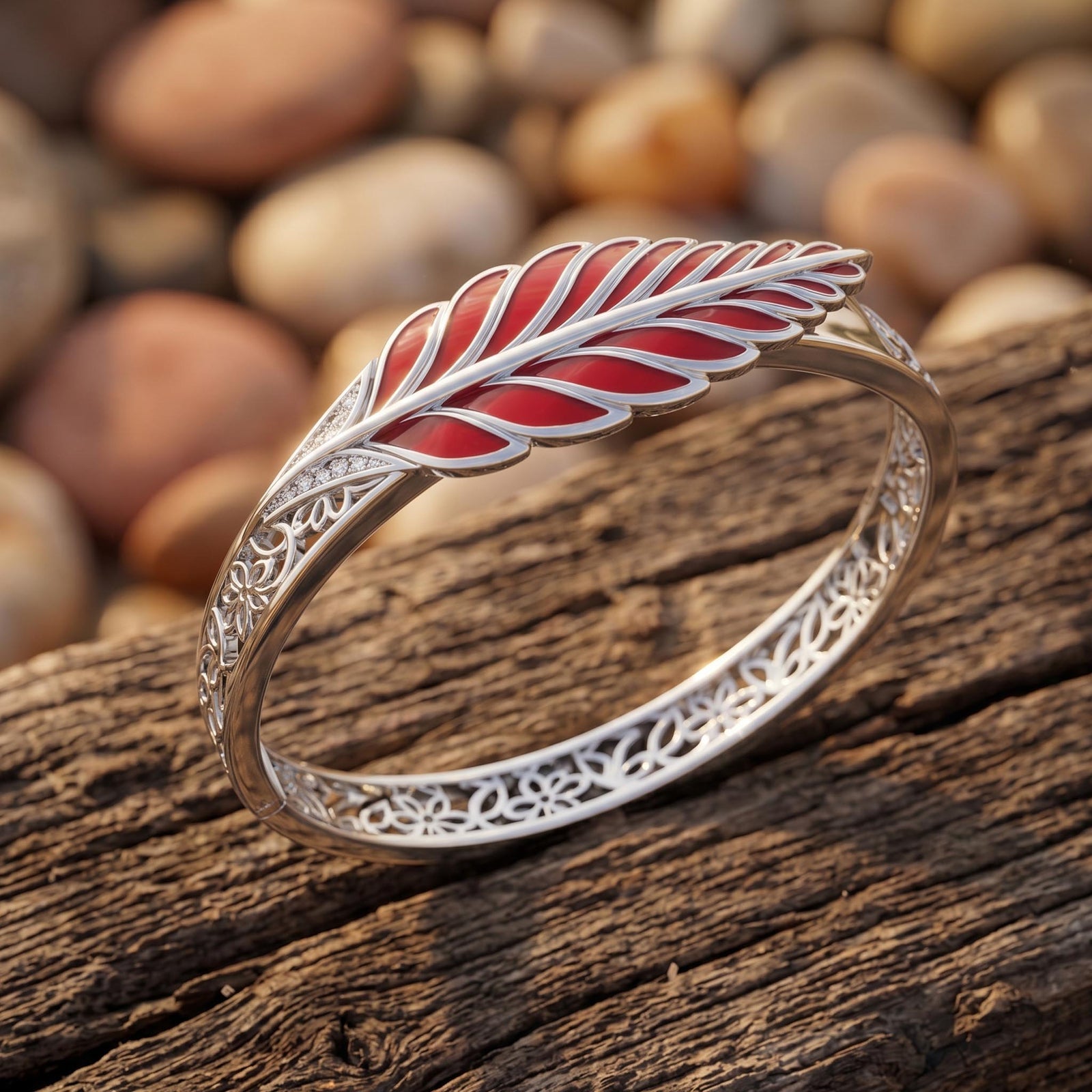 Mesa Quill Bracelet - Red
