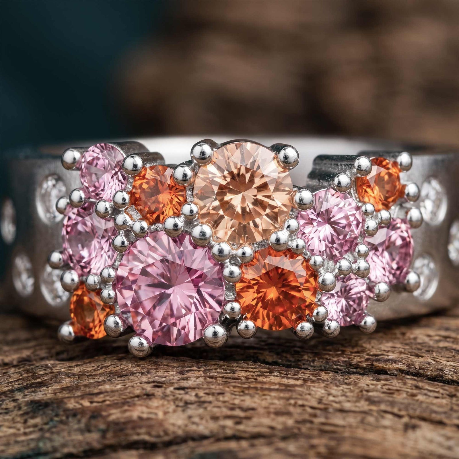 Reef Reverie Ring - Rose Quartz