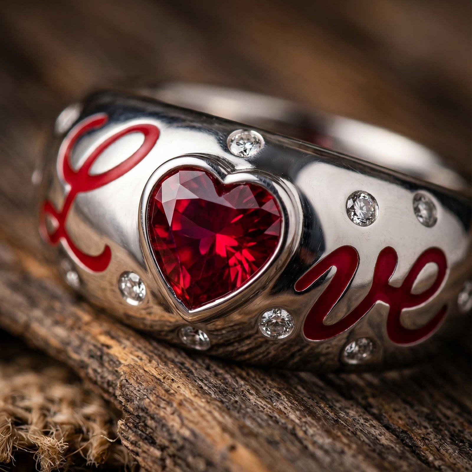 Promise Love Ring - Ruby