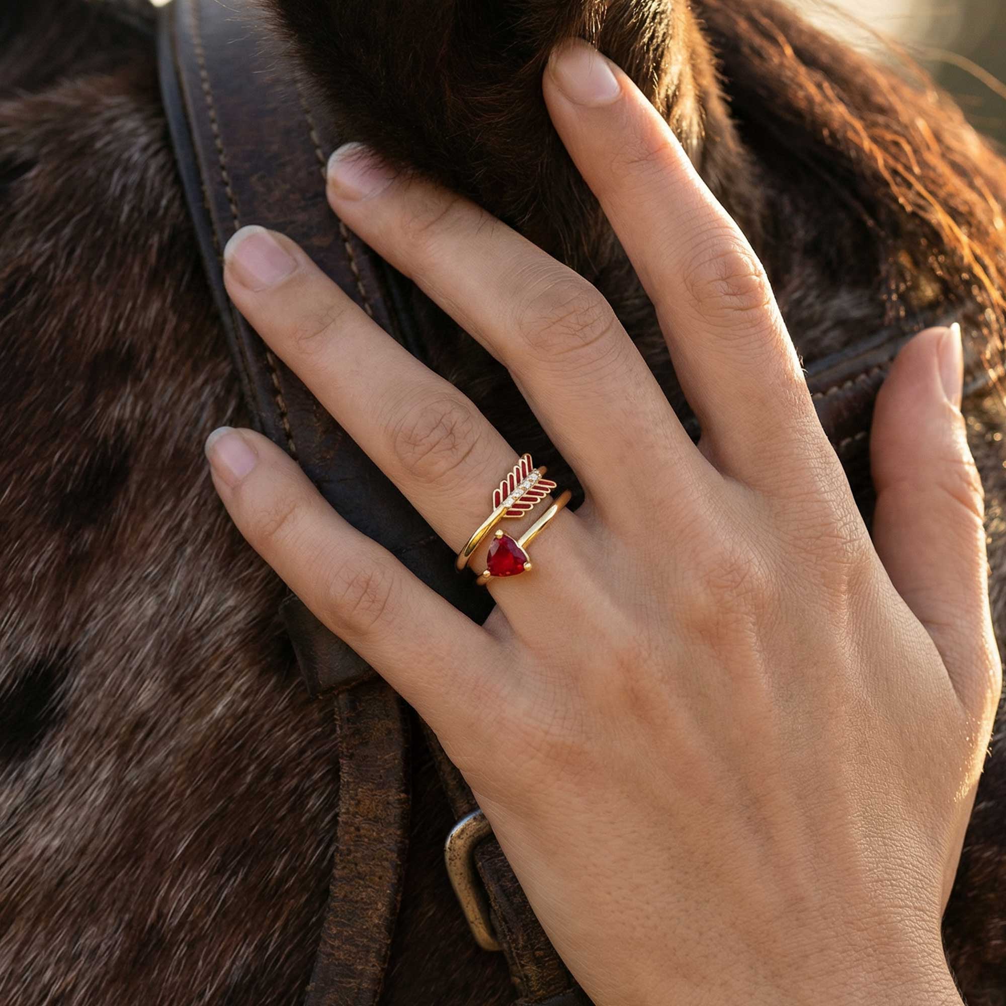 Arrow's Path Ring - Ruby