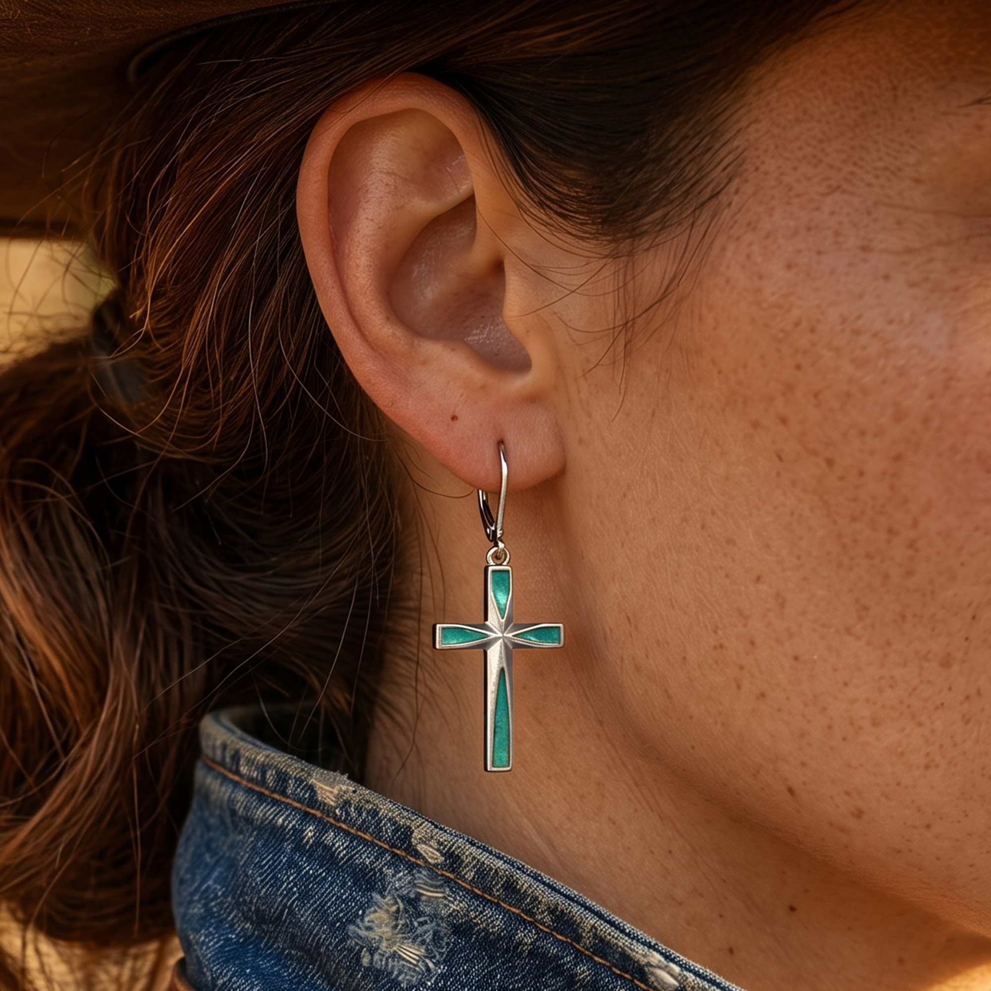 Azure Faith Earrings