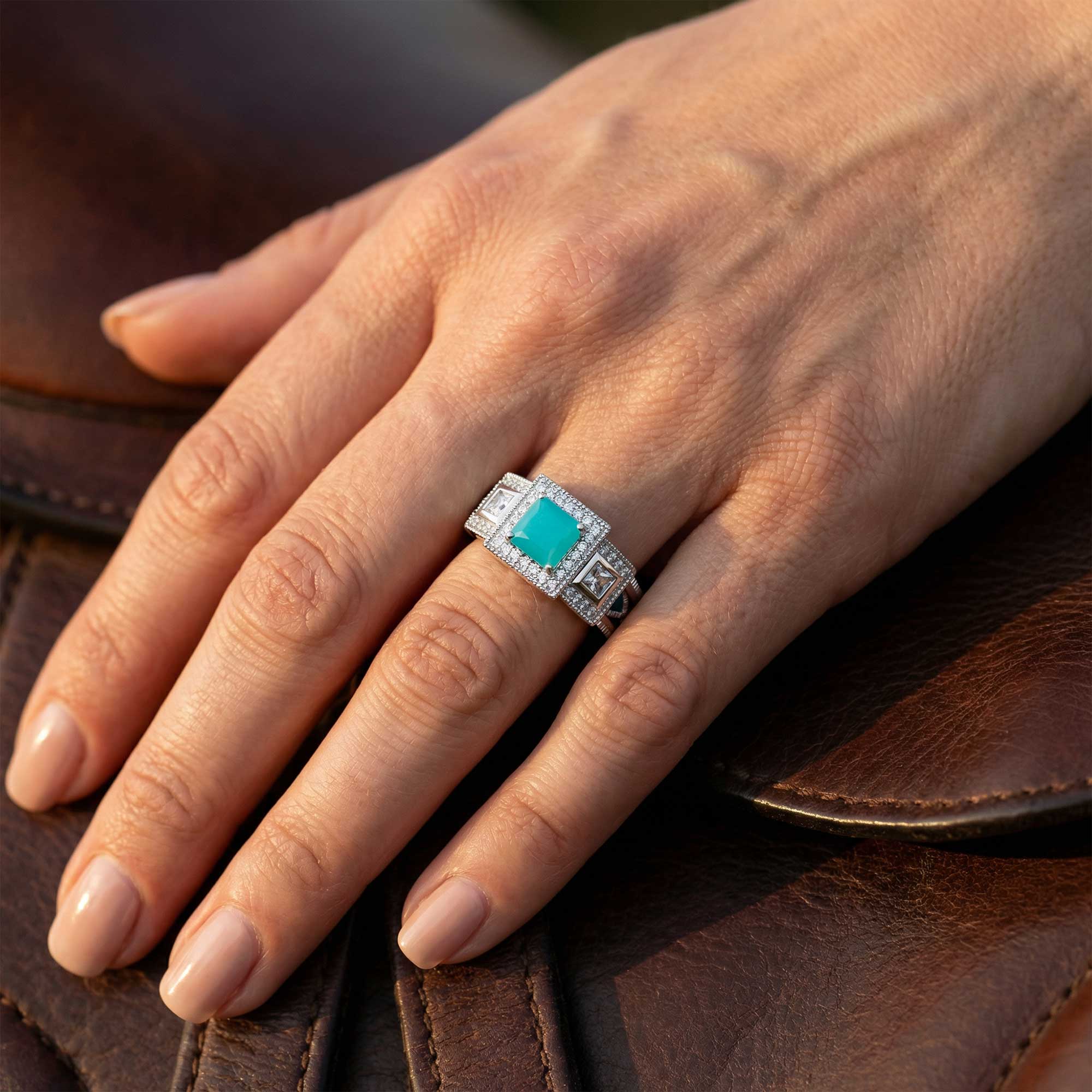 Azure Lighthouse Ring - Turquoise
