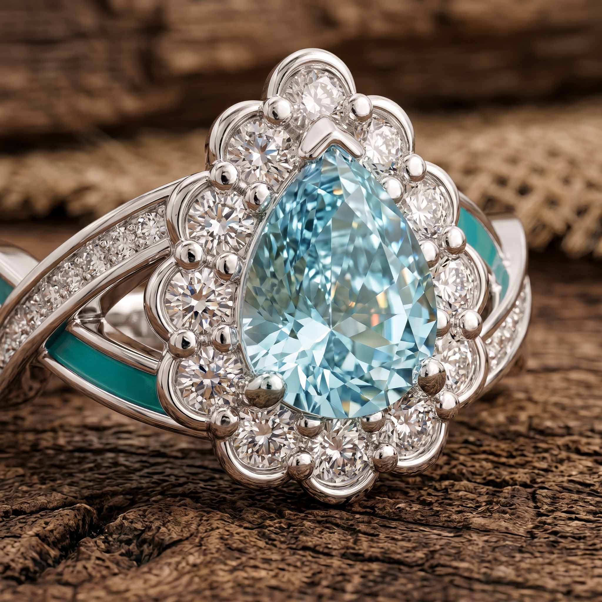 Calyra Dew Ring - Aquamarine