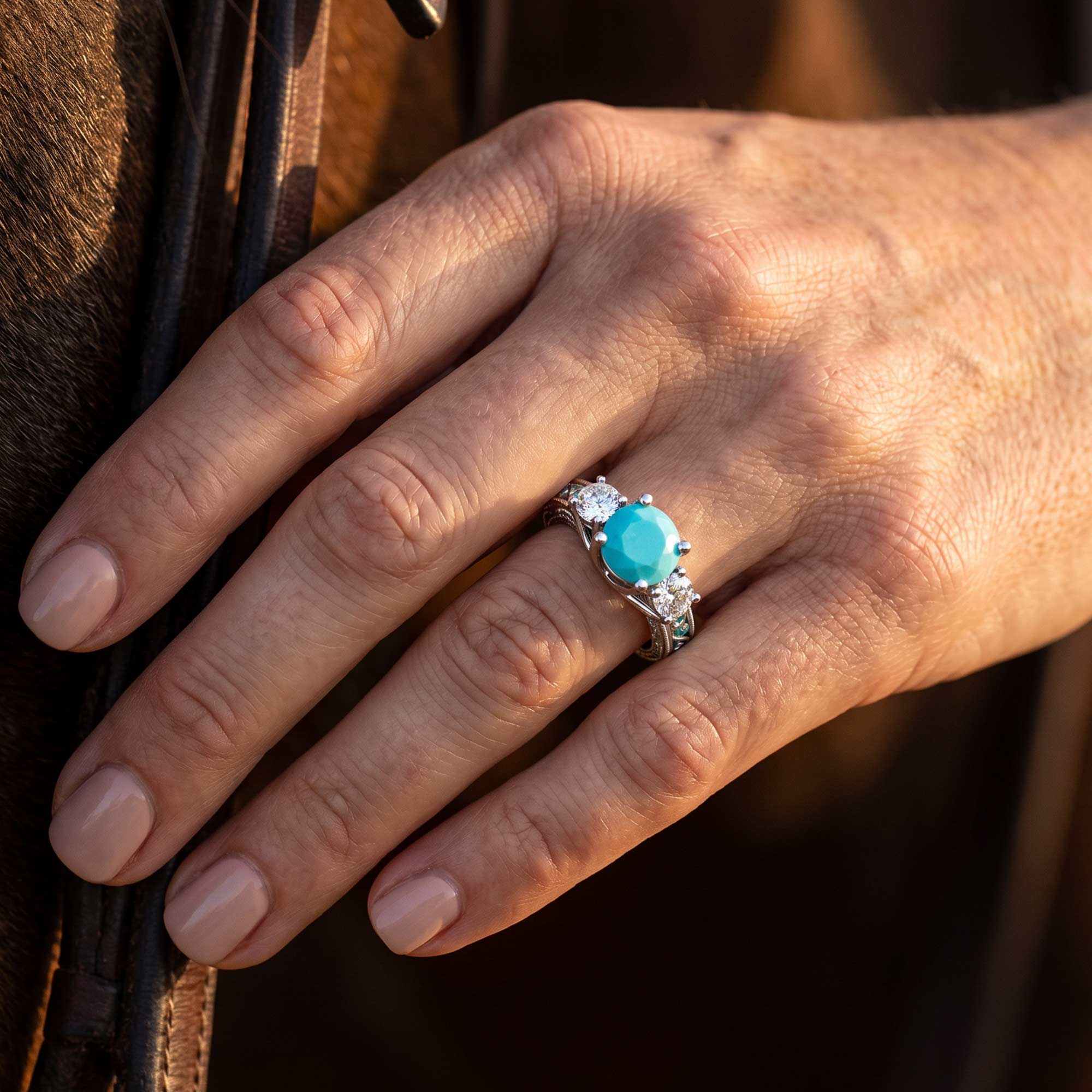 Century Romance Ring - Turquoise