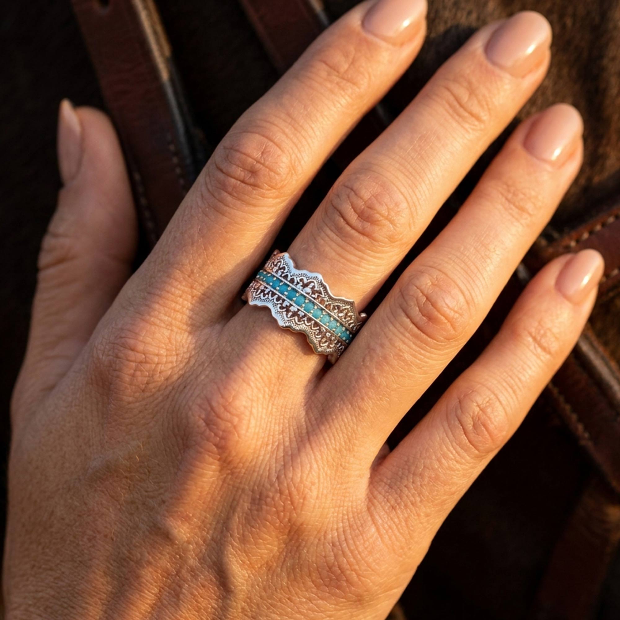 Cielo Filigree Ring