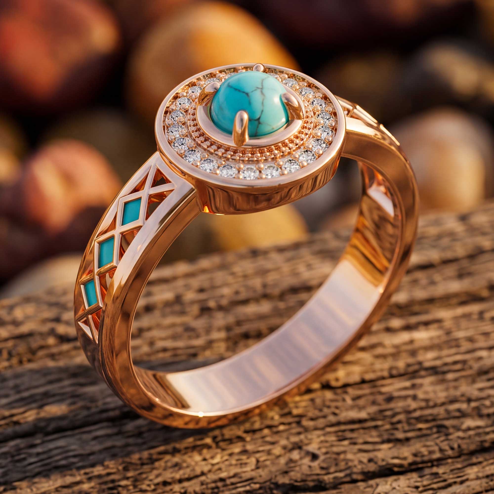 Competitive Spirit Ring - Turquoise