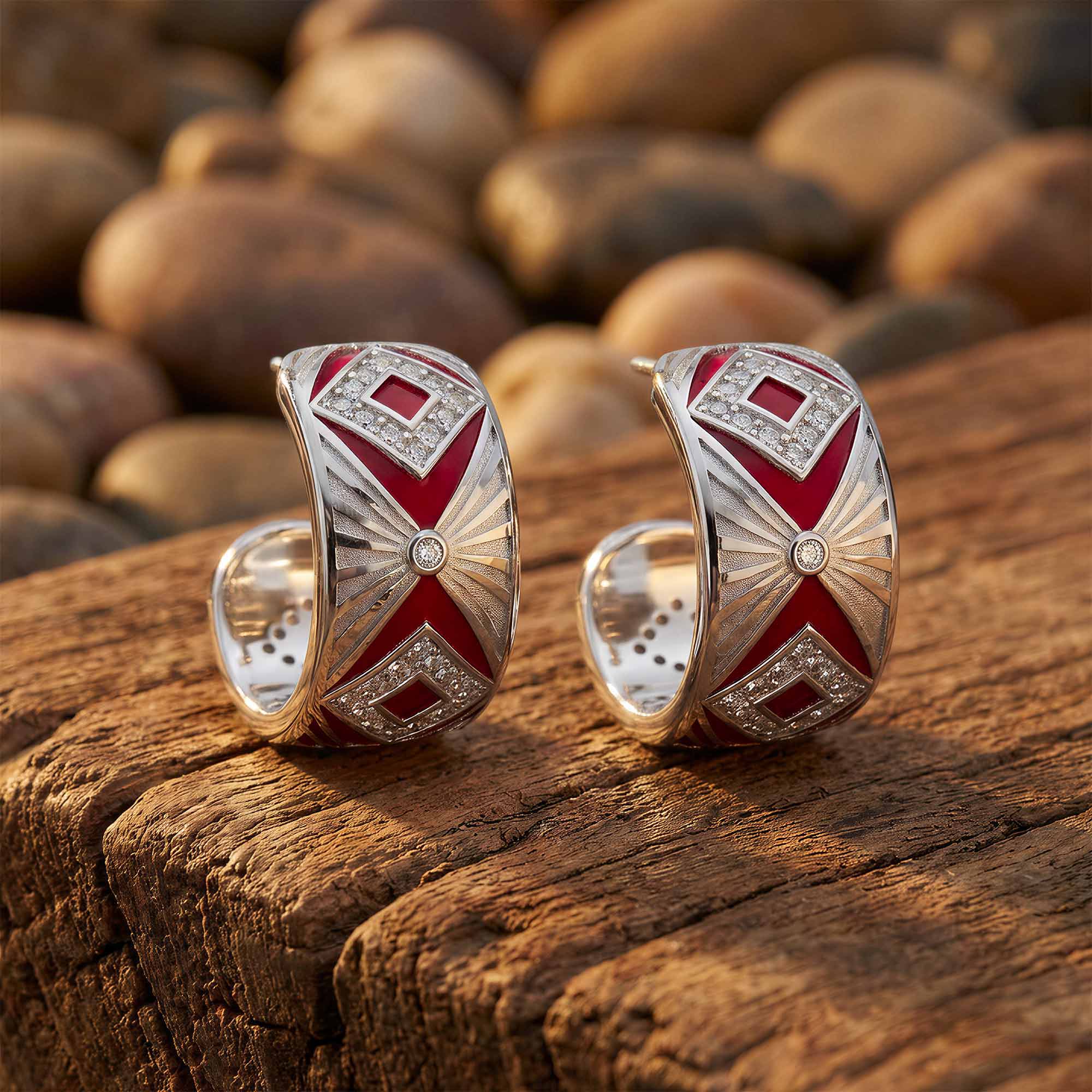 Cowgirl Legend Earrings - Red