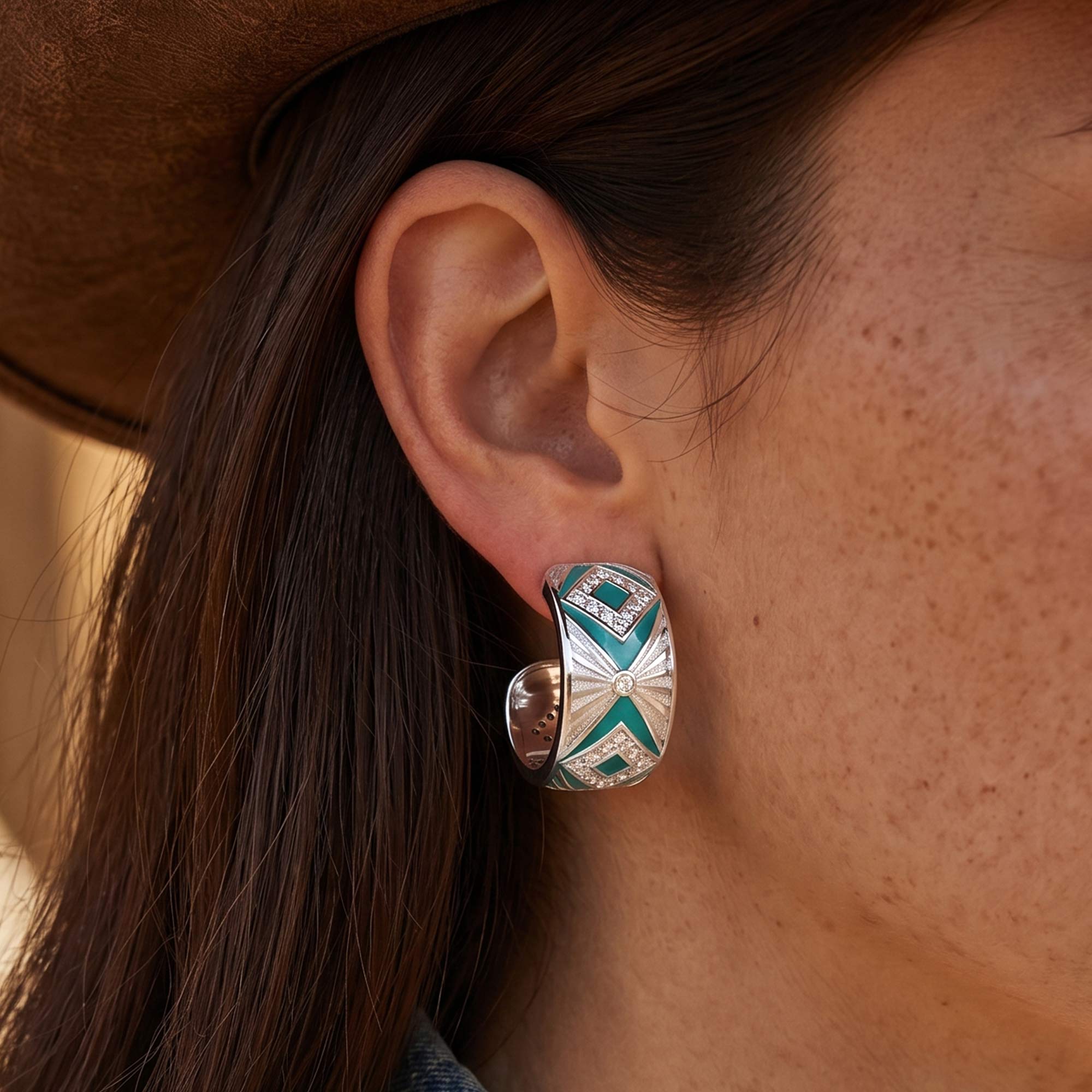 Cowgirl Legend Earrings - Turquoise
