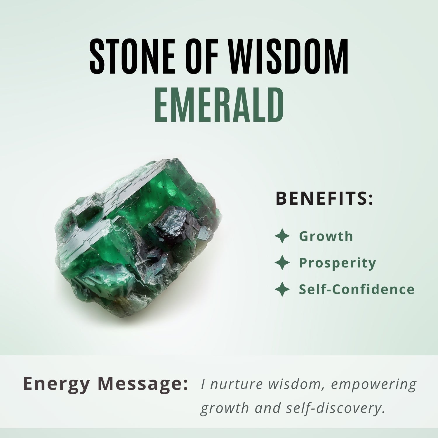 Emerald Crescent Necklace