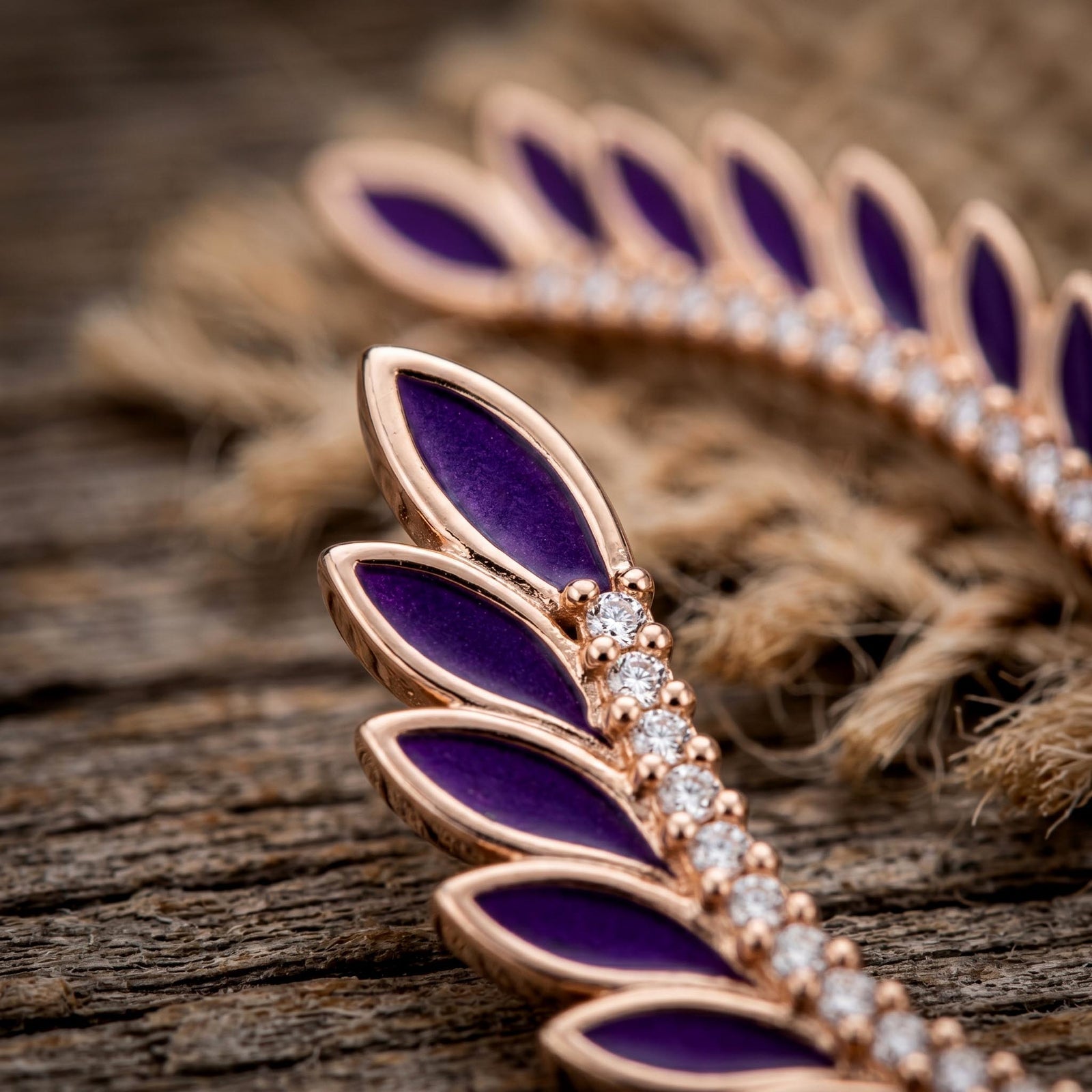 Eternal Spring Earrings - Purple