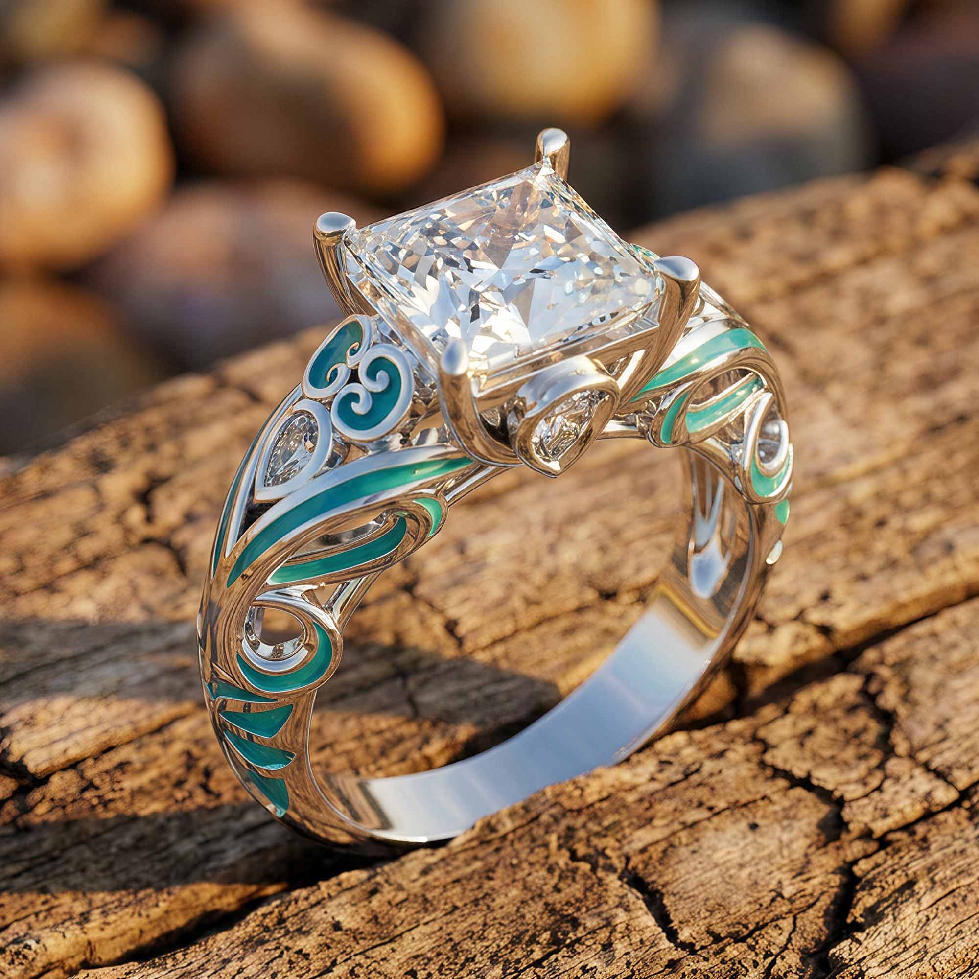 Rosemary's Loyalty Ring - Moissanite
