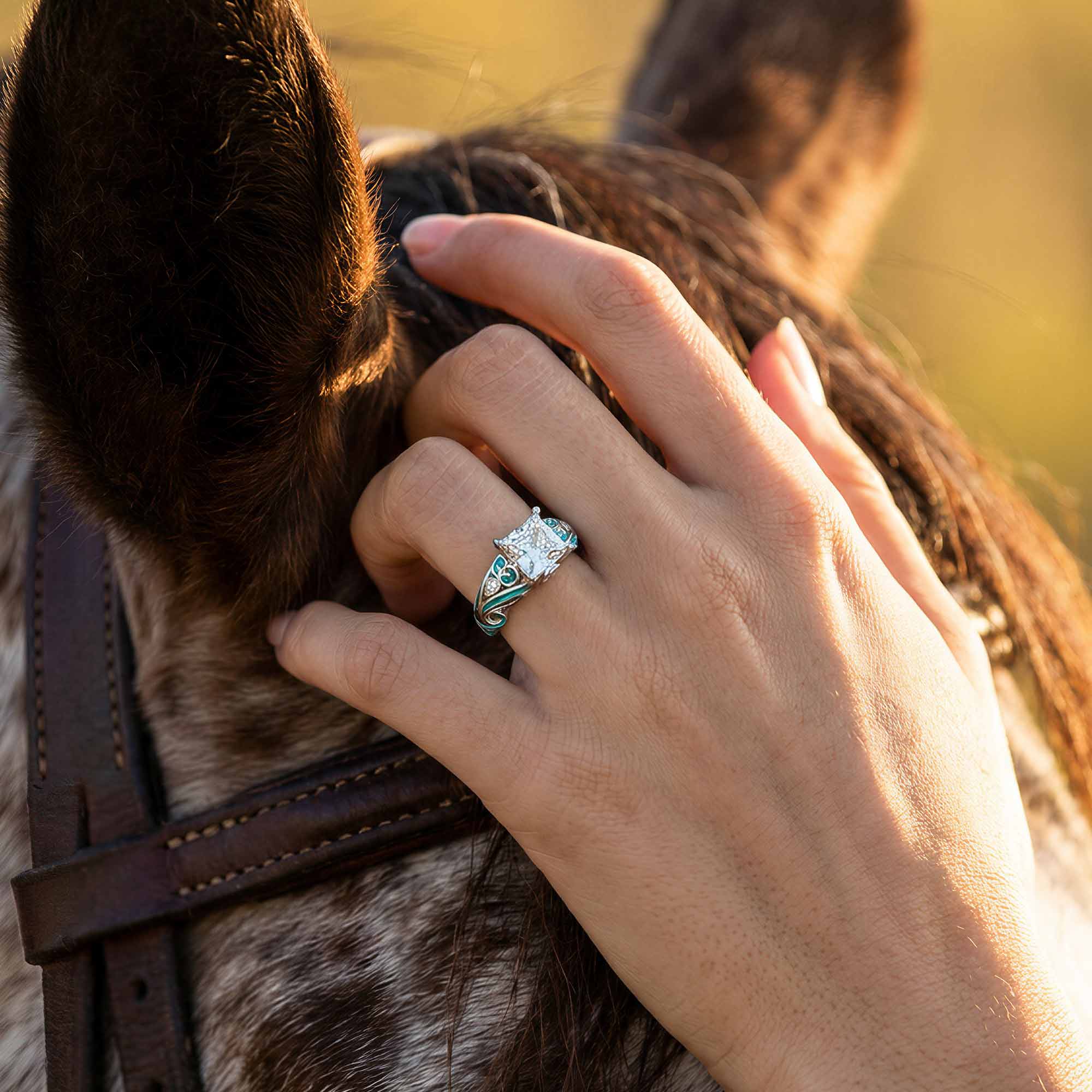 Rosemary's Loyalty Ring - Moissanite