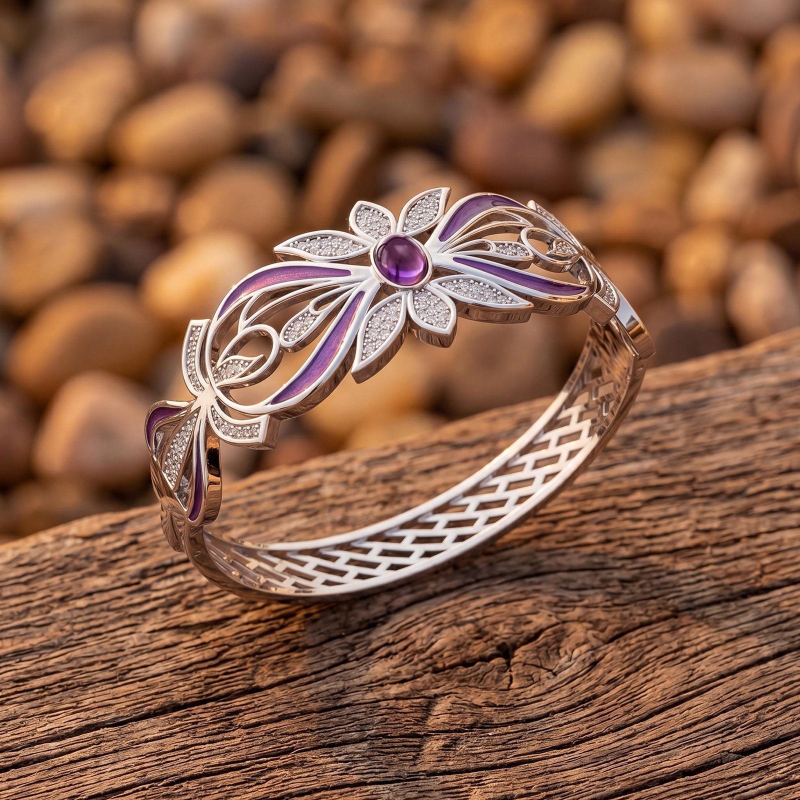 Frontier Whirlwind Bracelet - Amethyst