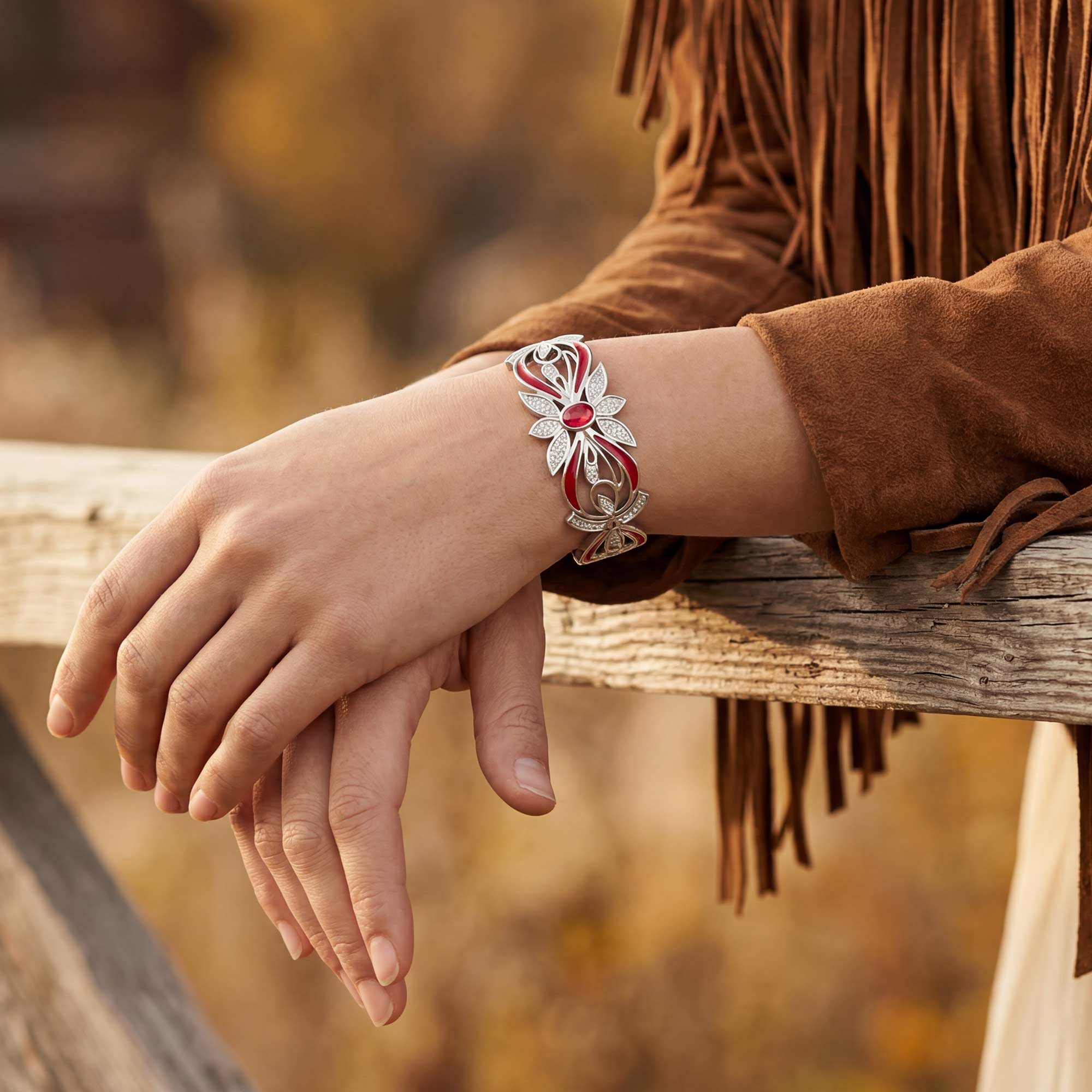Frontier Whirlwind Bracelet - Ruby