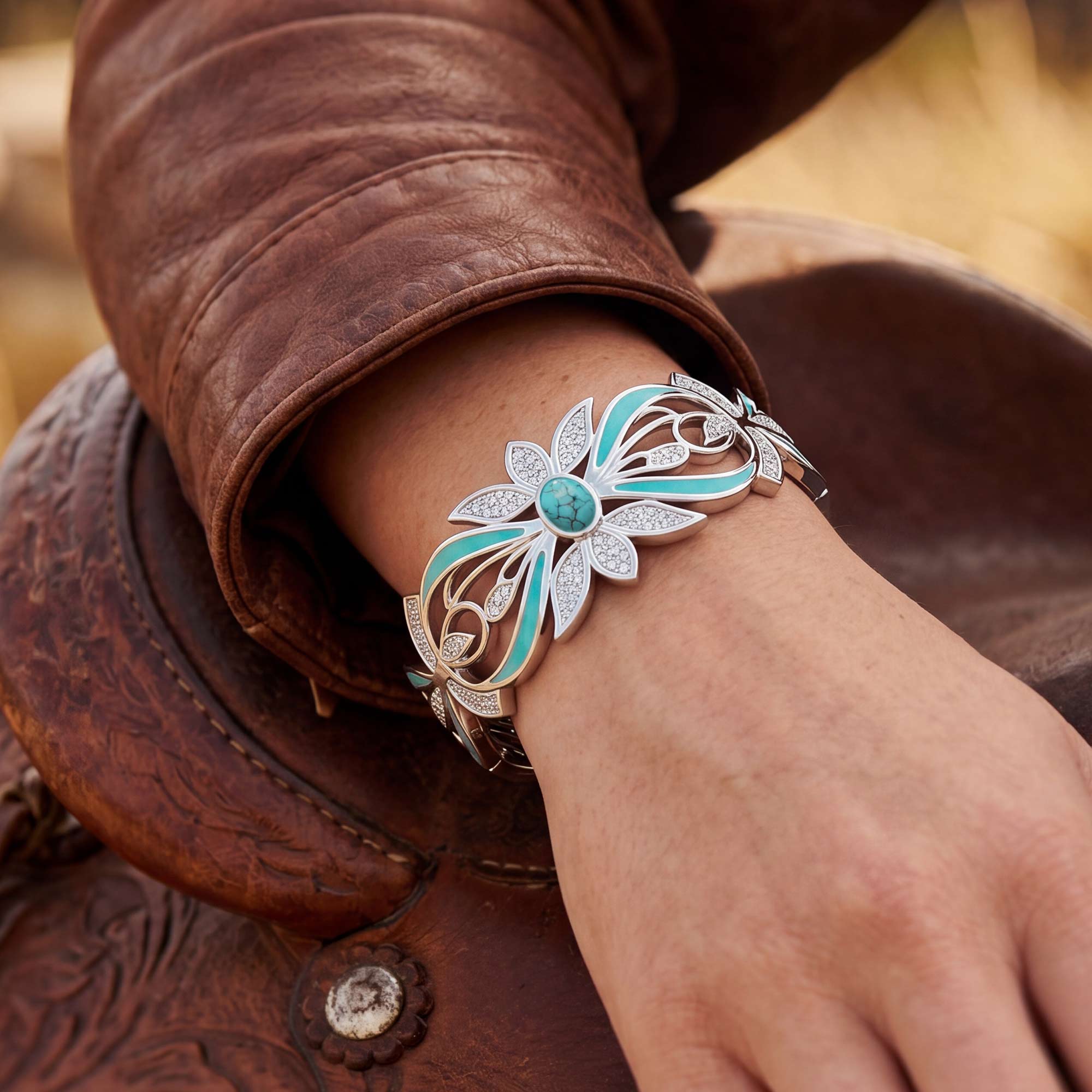 Frontier Whirlwind Bracelet - Turquoise