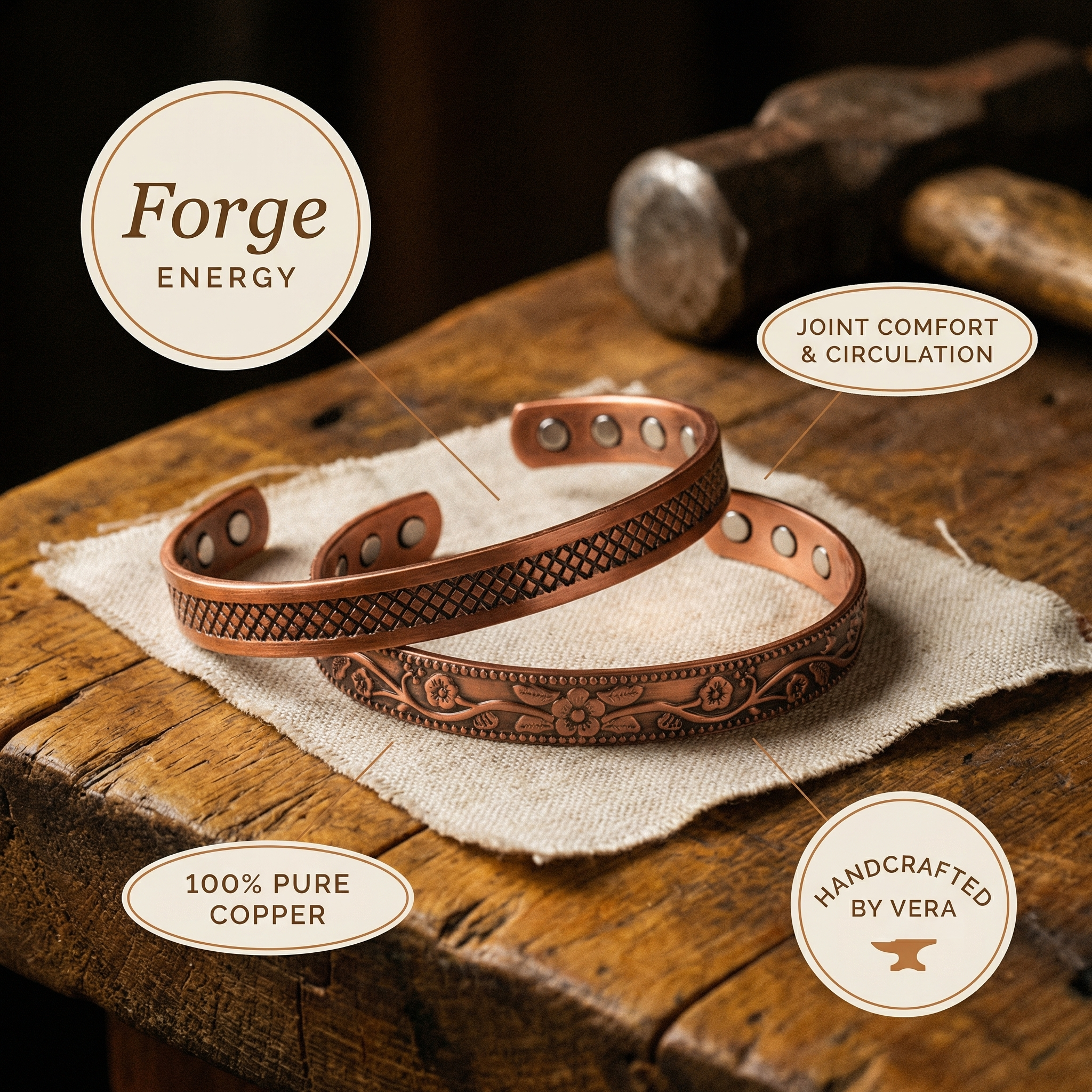 Copper Jewelry Forge Copper Set
