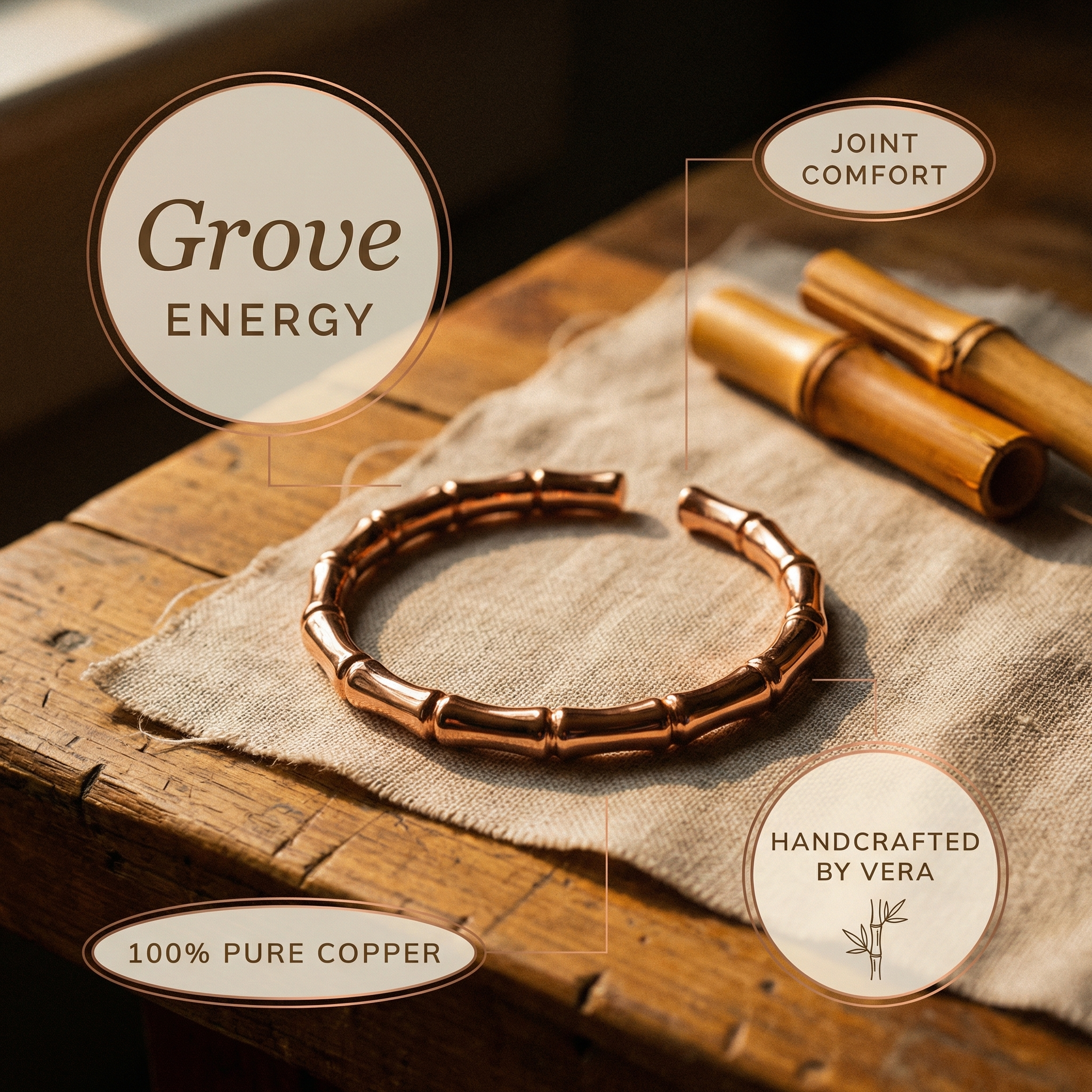 Copper Jewelry Grove Copper Bracelet