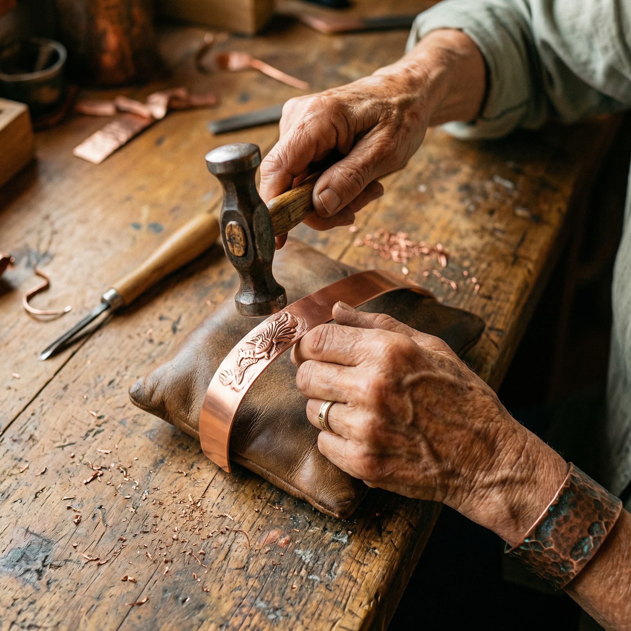 Copper Jewelry Loam Copper Bracelet