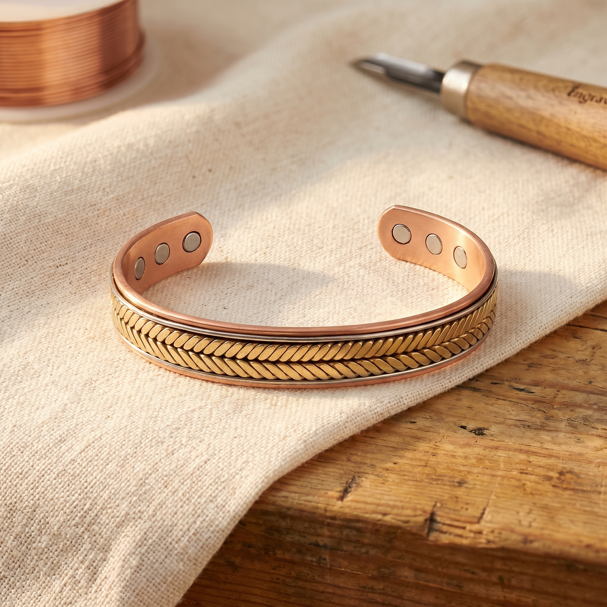 Copper Jewelry Harvest Copper Bracelet