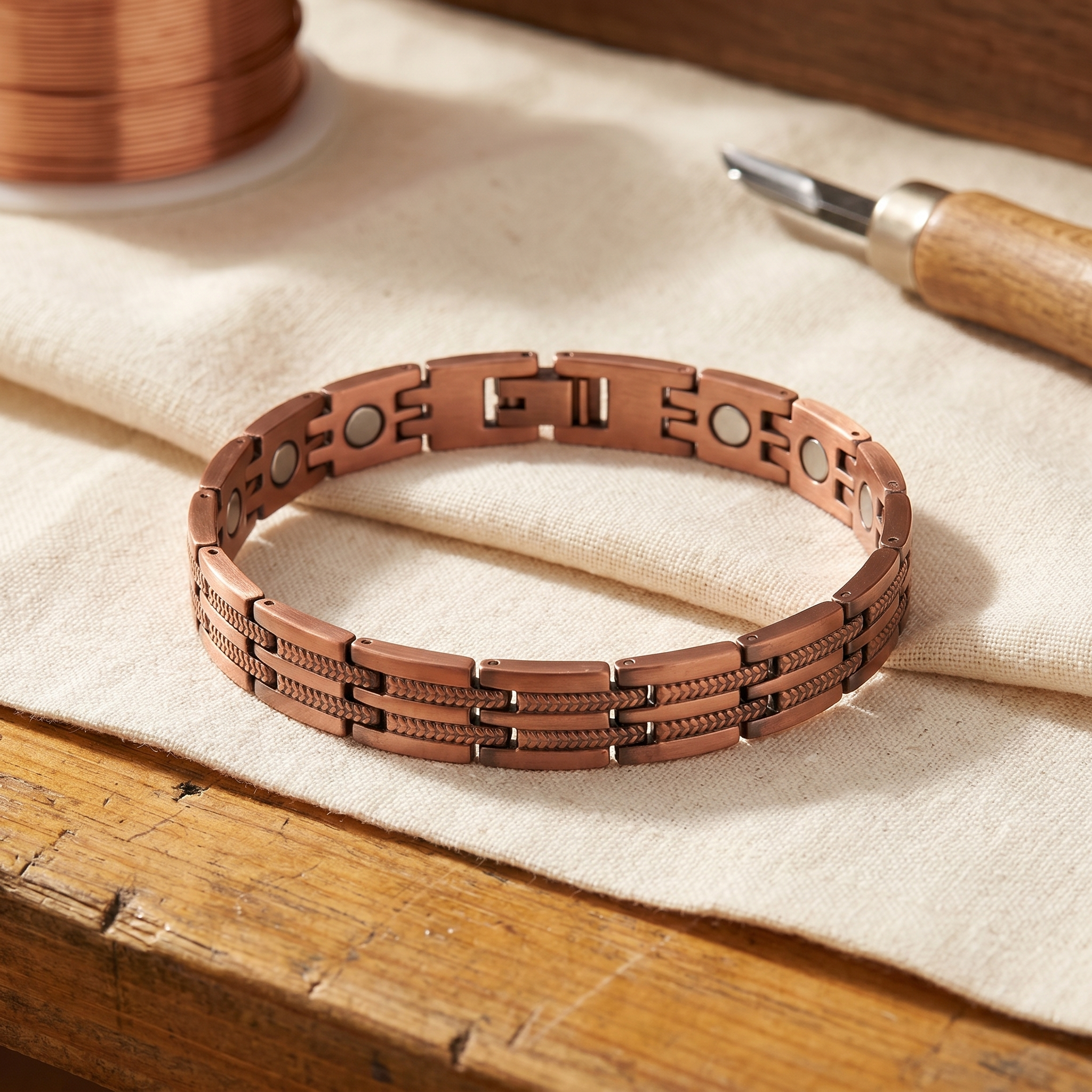 Copper Jewelry Pike Men's Copper Bracelet