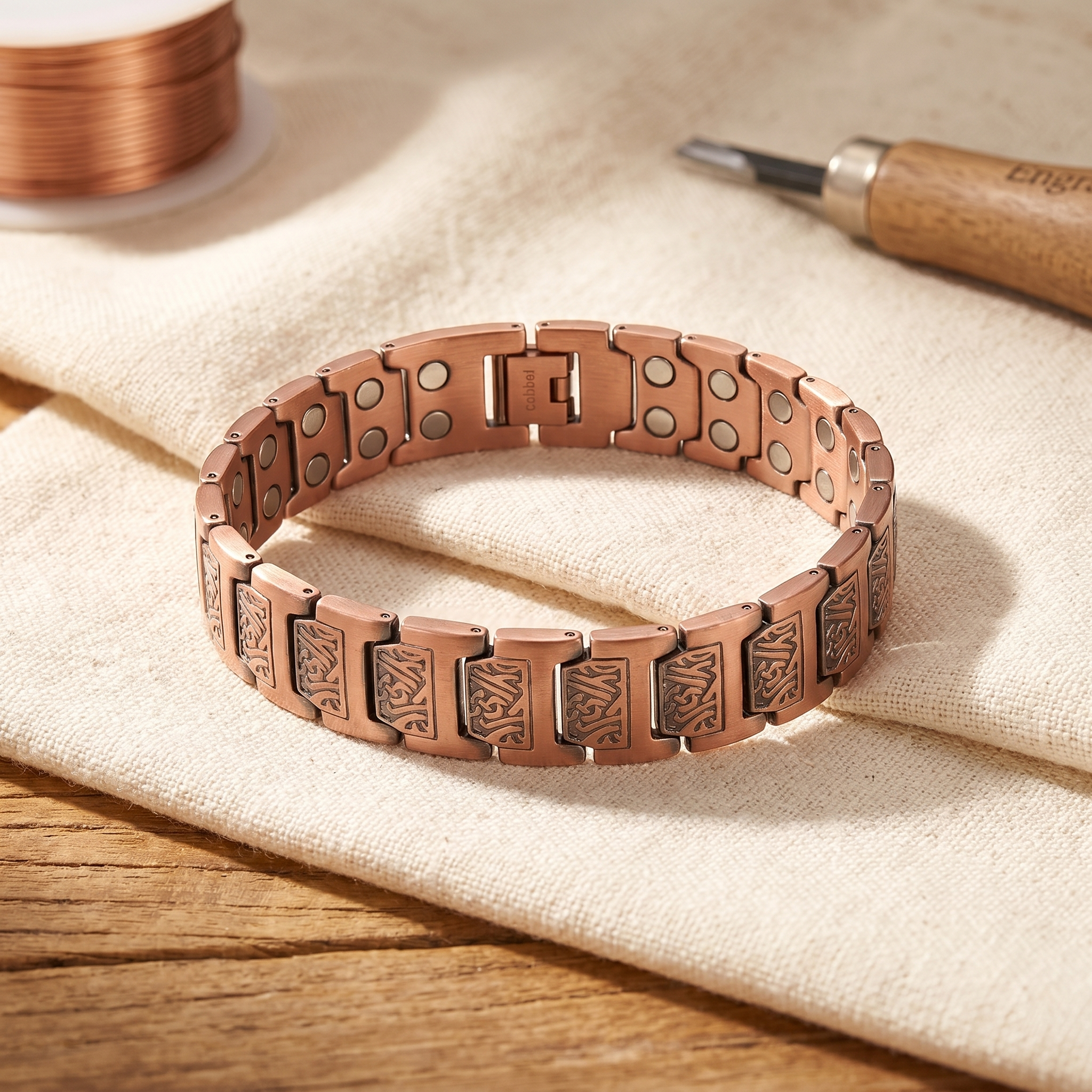 Copper Jewelry Glen Men's Copper Bracelet