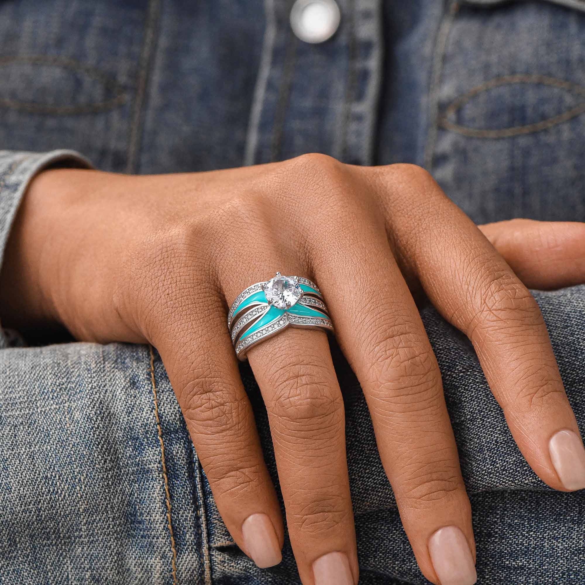 Intersect Radiance Ring - Moissanite