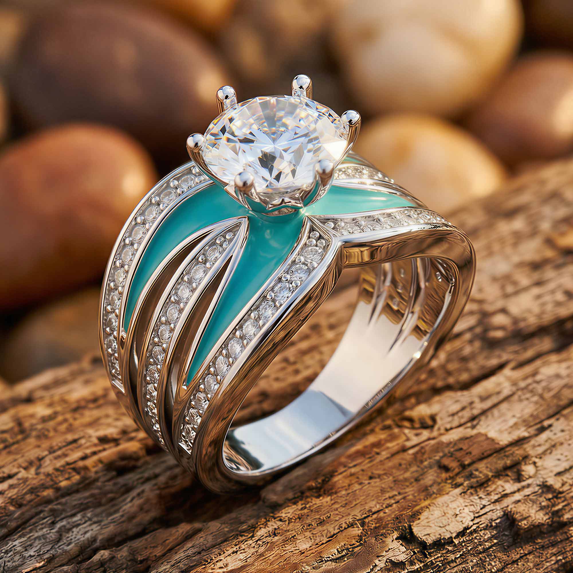 Intersect Radiance Ring - Moissanite