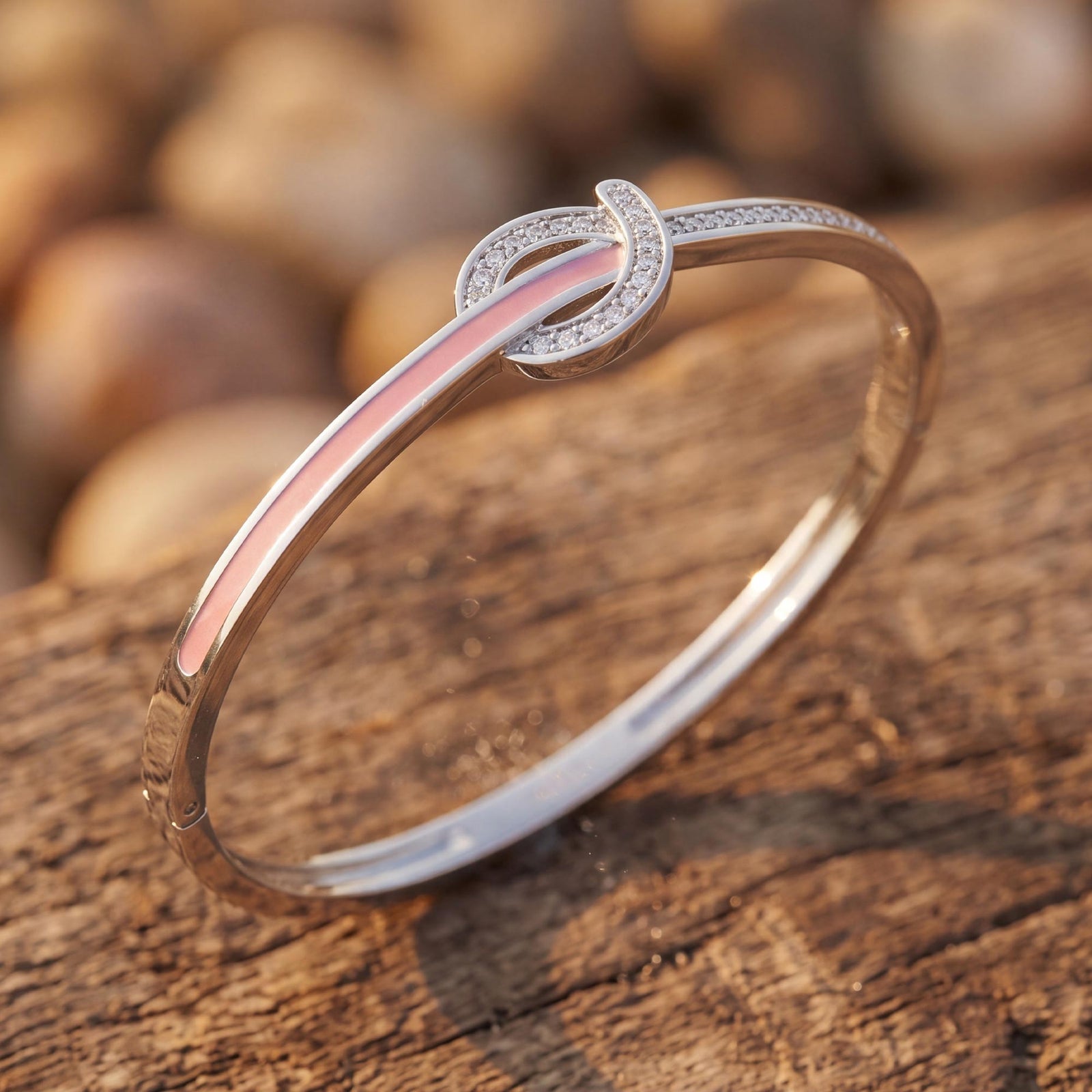 Knotted Power Bracelet - Pink
