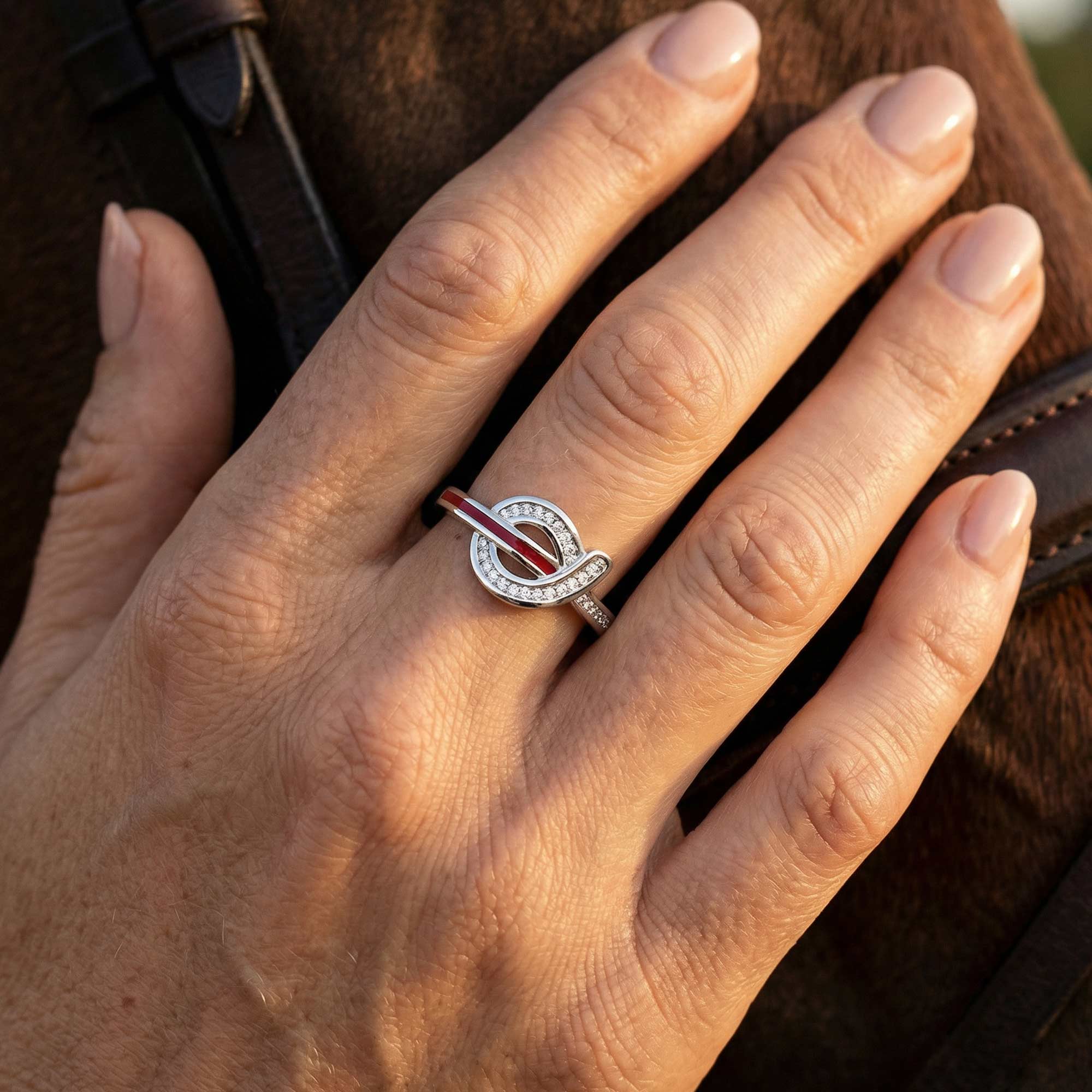 Knotted Power Ring - Red
