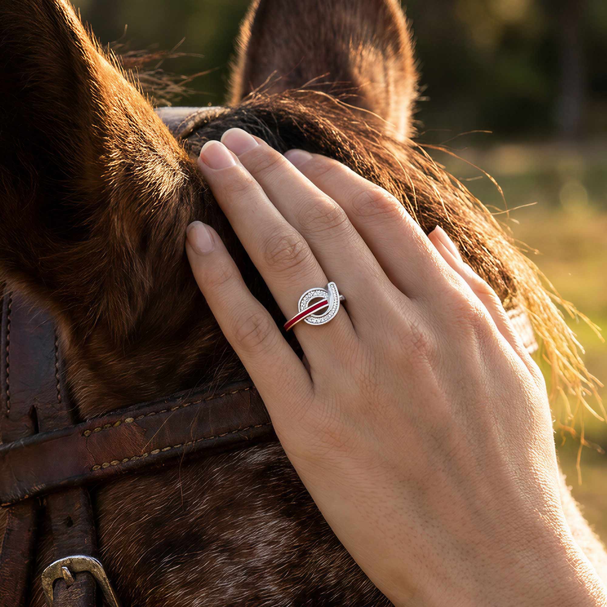 Knotted Power Ring - Red