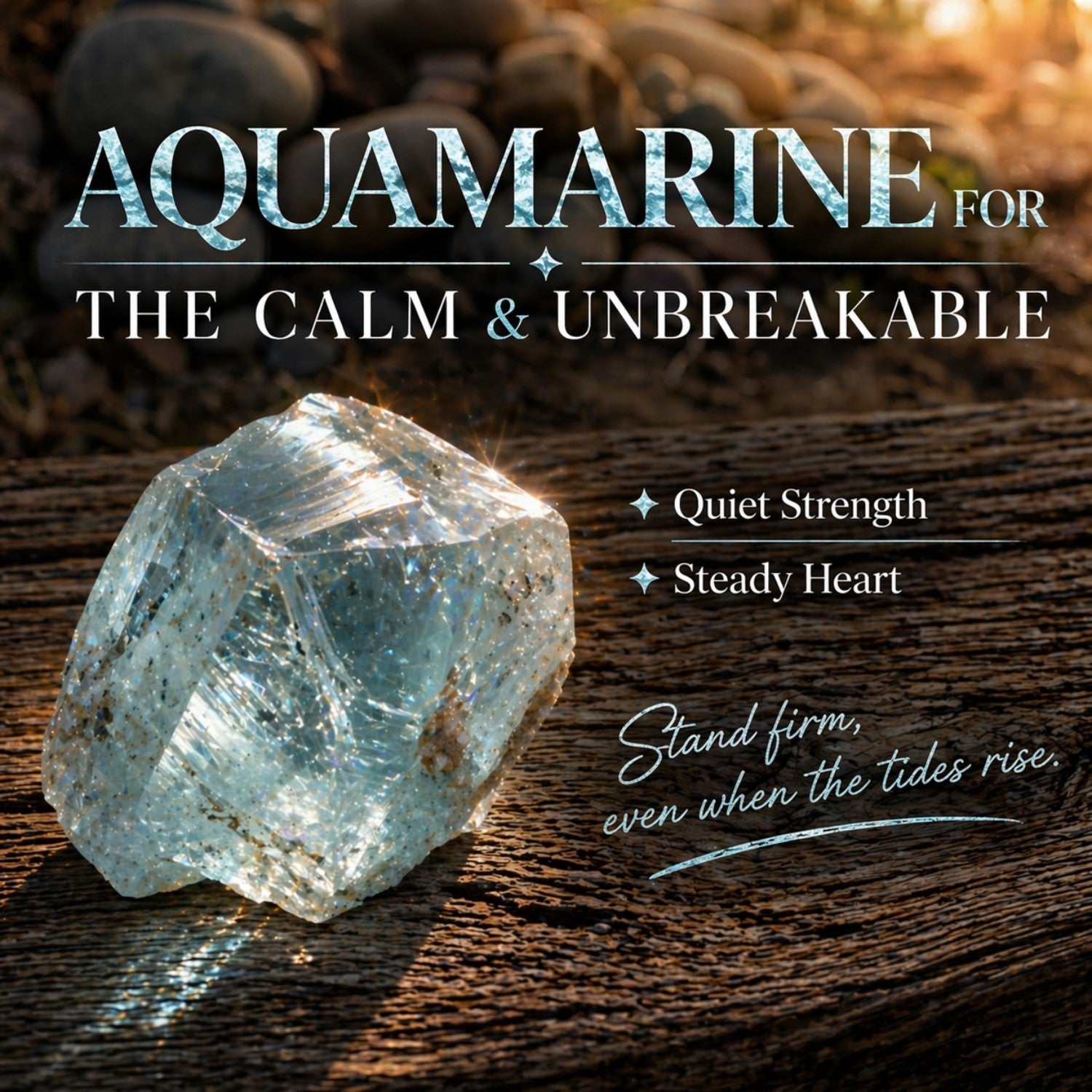 Aureli Bloom Ring - Aquamarine