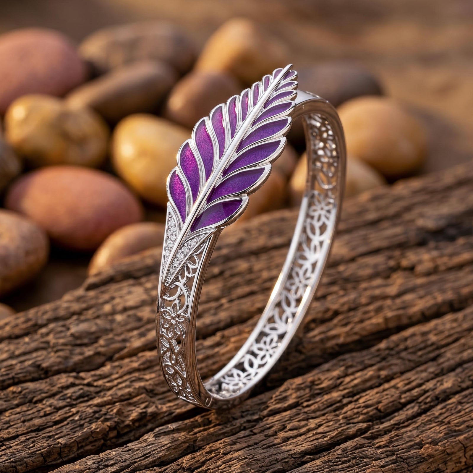 Mesa Quill Bracelet - Purple