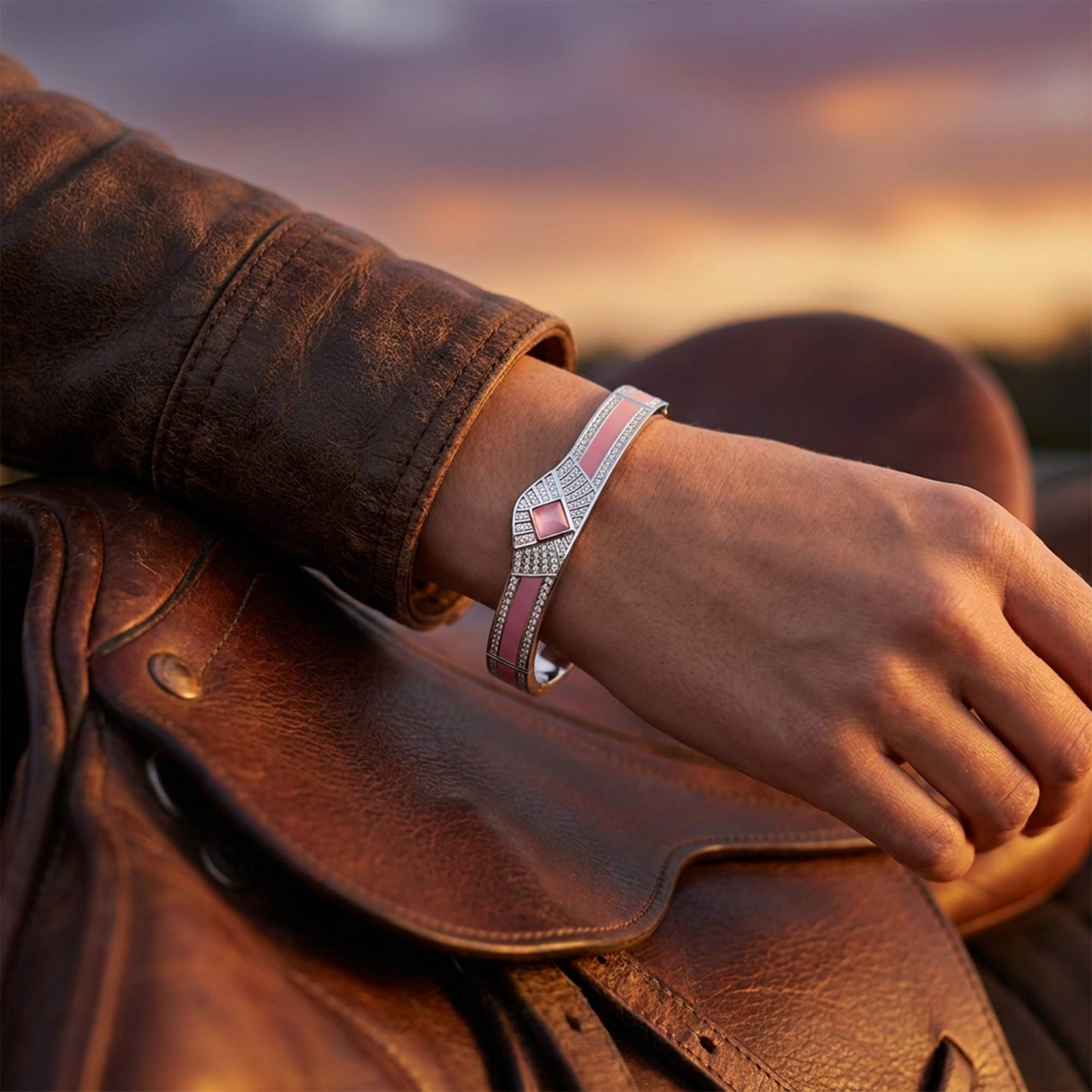 Pioneer Spirit Bracelet - Rose Quartz