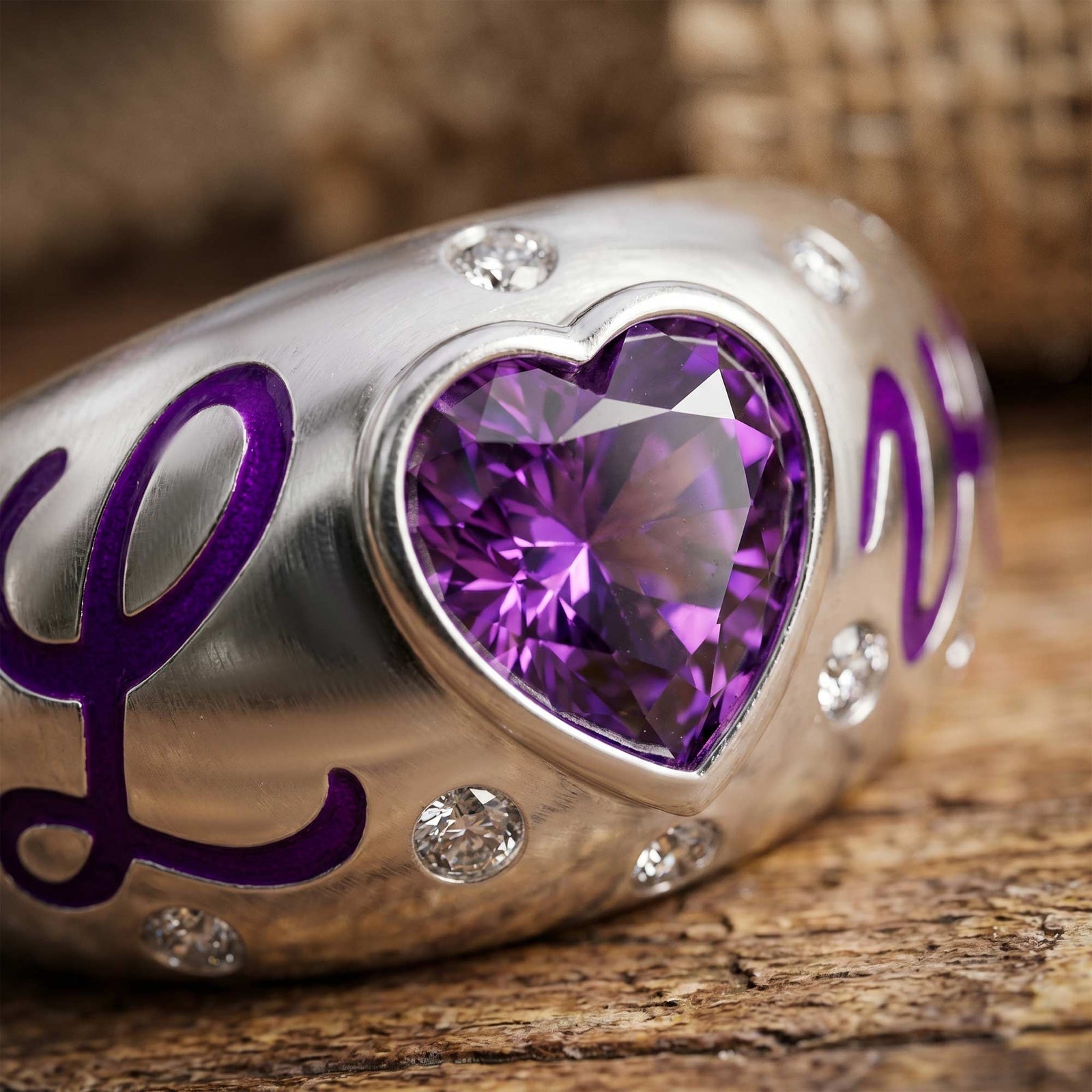 Promise Love Ring - Amethyst