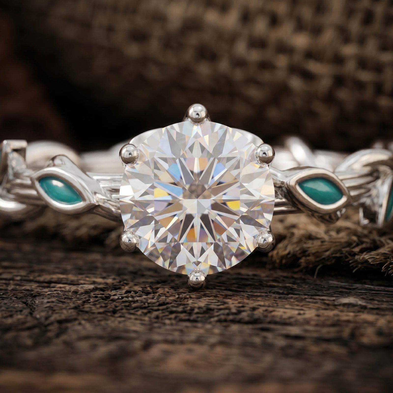 Promise Rose Ring - Moissanite