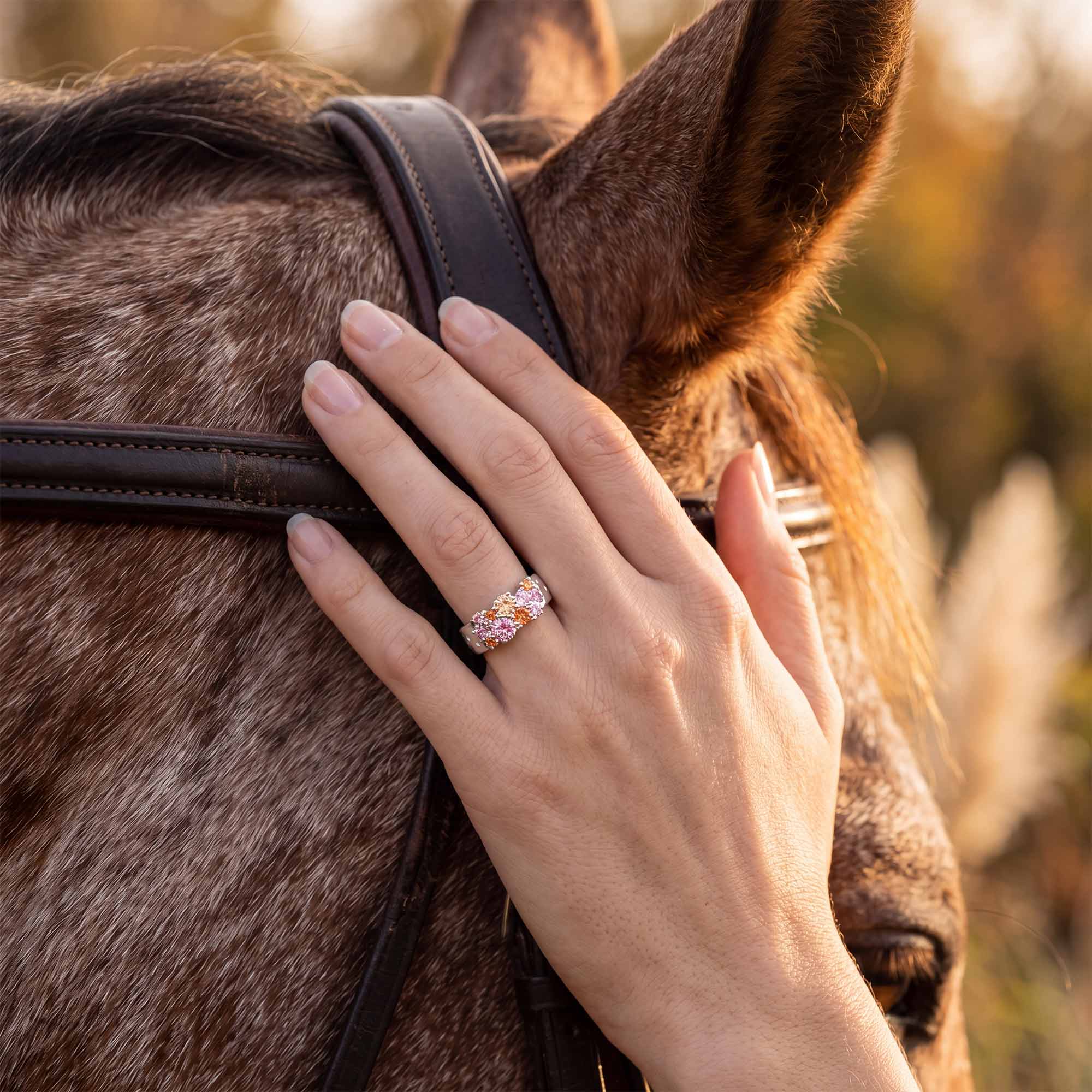 Reef Reverie Ring - Rose Quartz