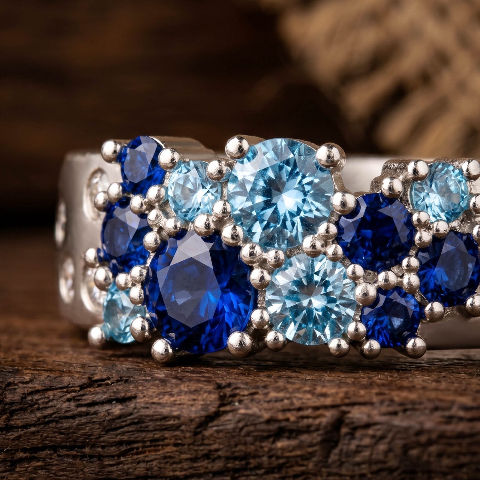 Reef Reverie Ring - Sapphire & Aquamarine