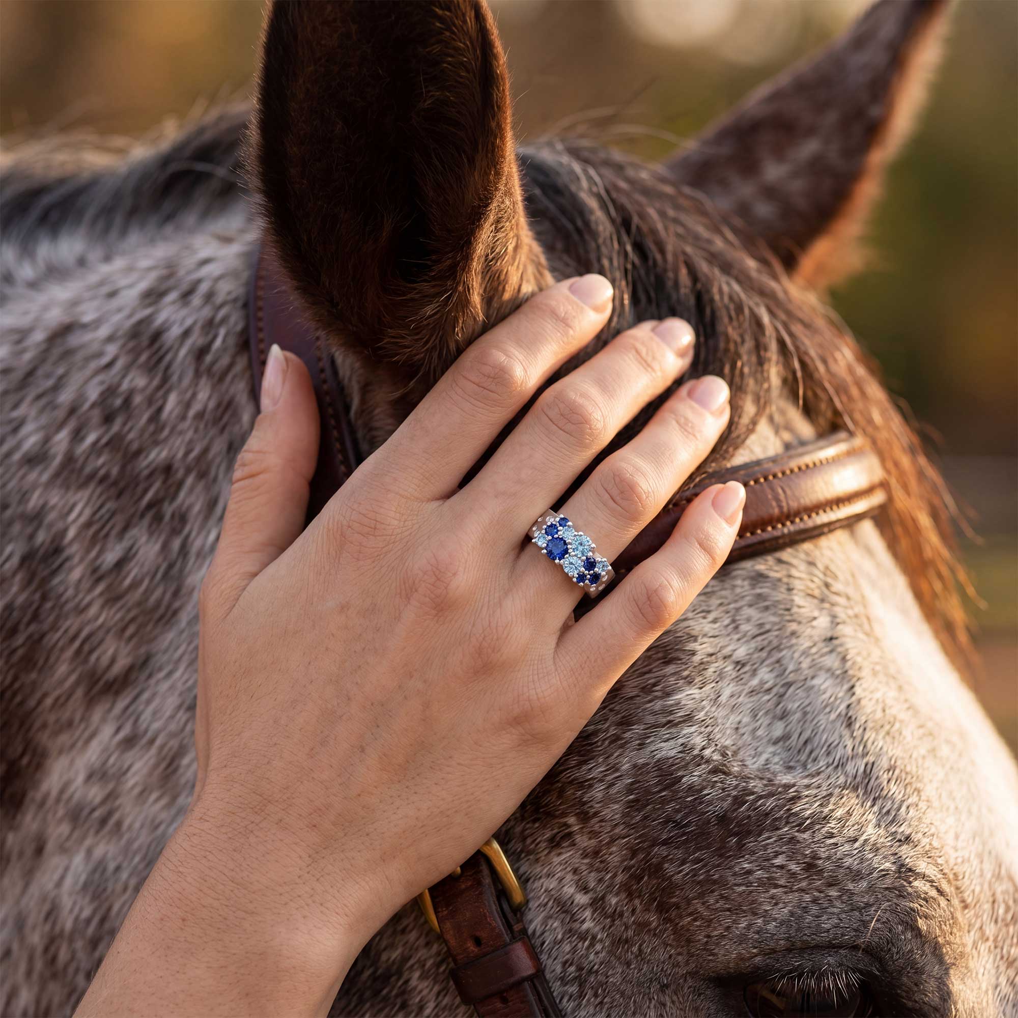 Reef Reverie Ring - Sapphire & Aquamarine