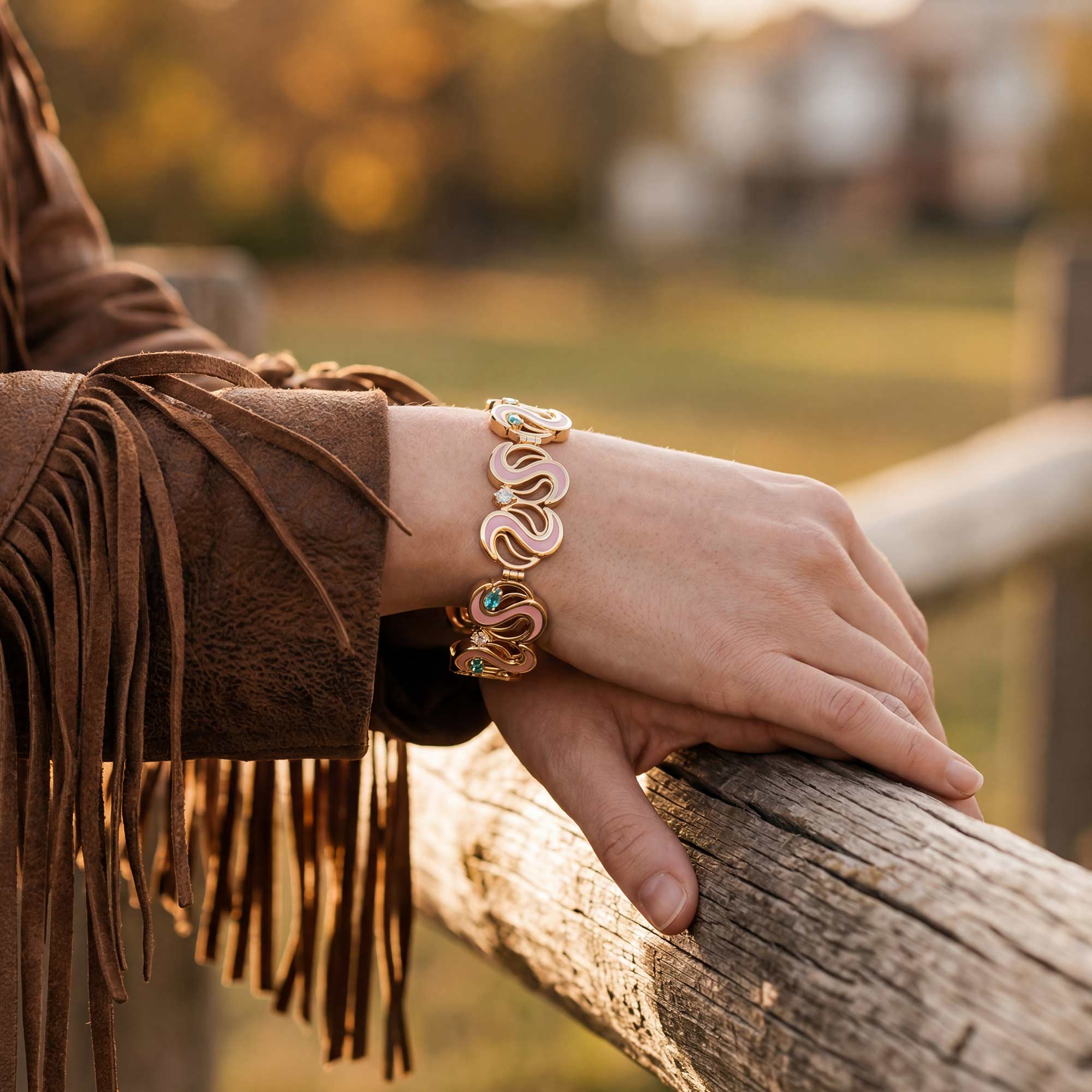 River Muse Bracelet - Pink