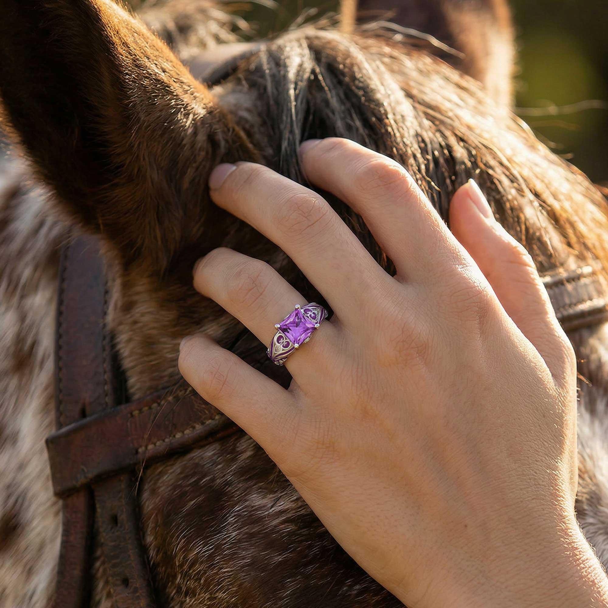 Rosemary's Loyalty Ring - Amethyst